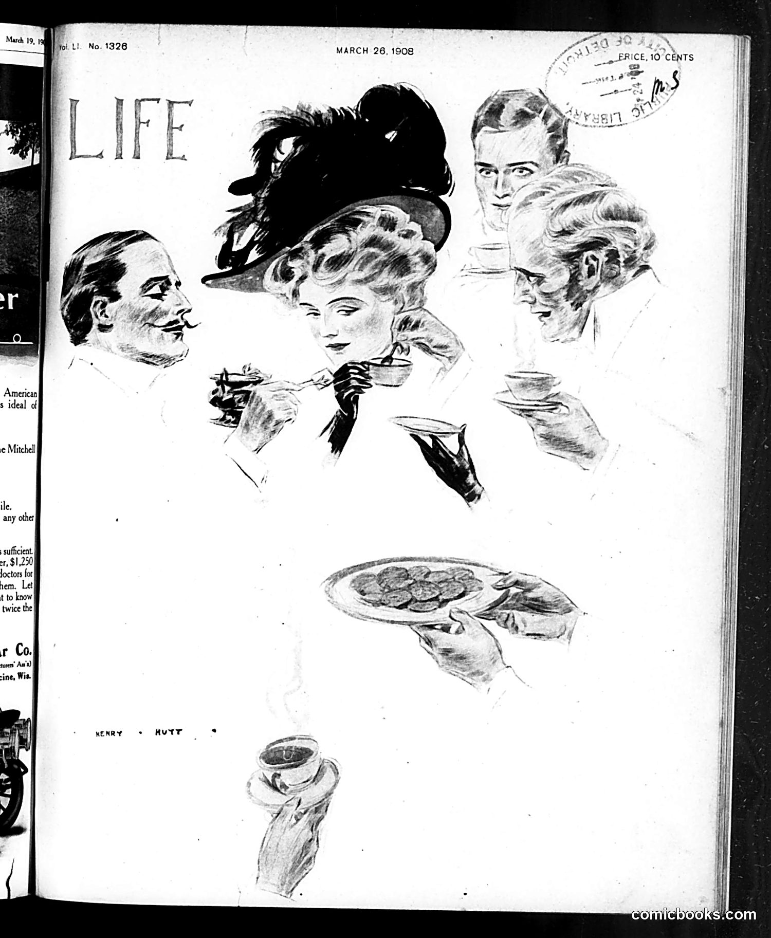 Life — March 26, 1908 — page 1: Life, 1908-03-26