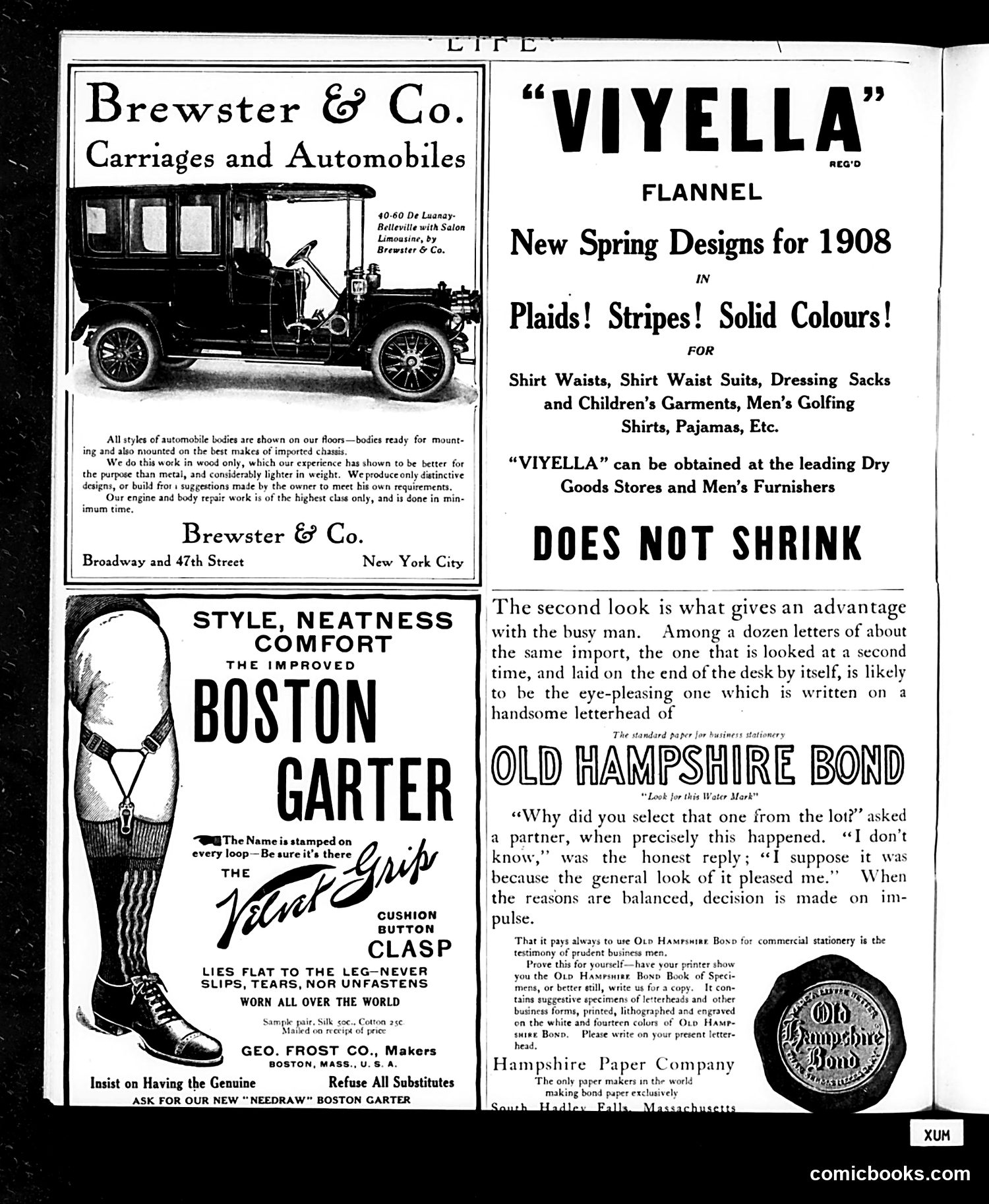Life — April 2, 1908 — page 12: Life, 1908-04-02