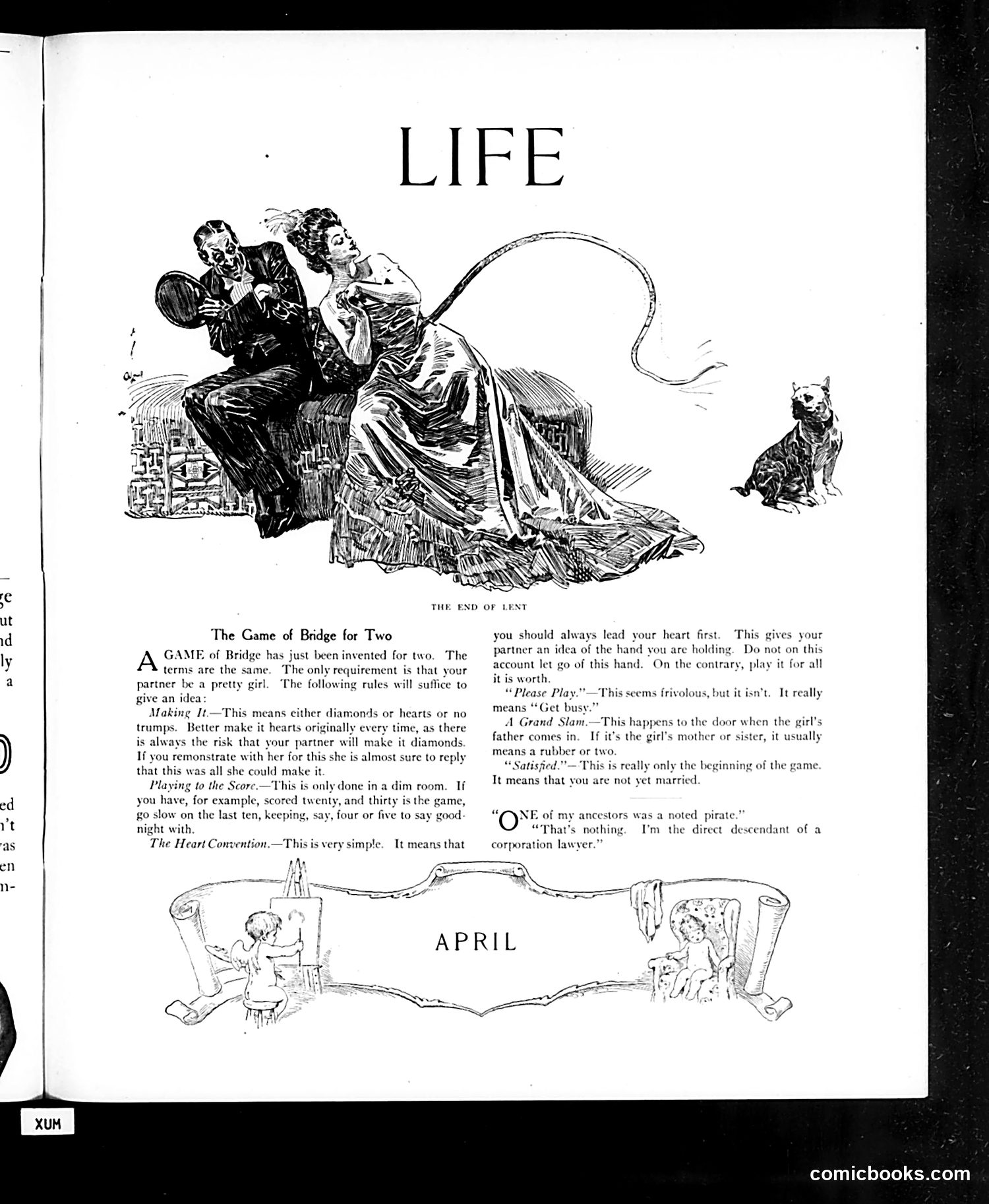 Life — April 2, 1908 — page 13: Life, 1908-04-02