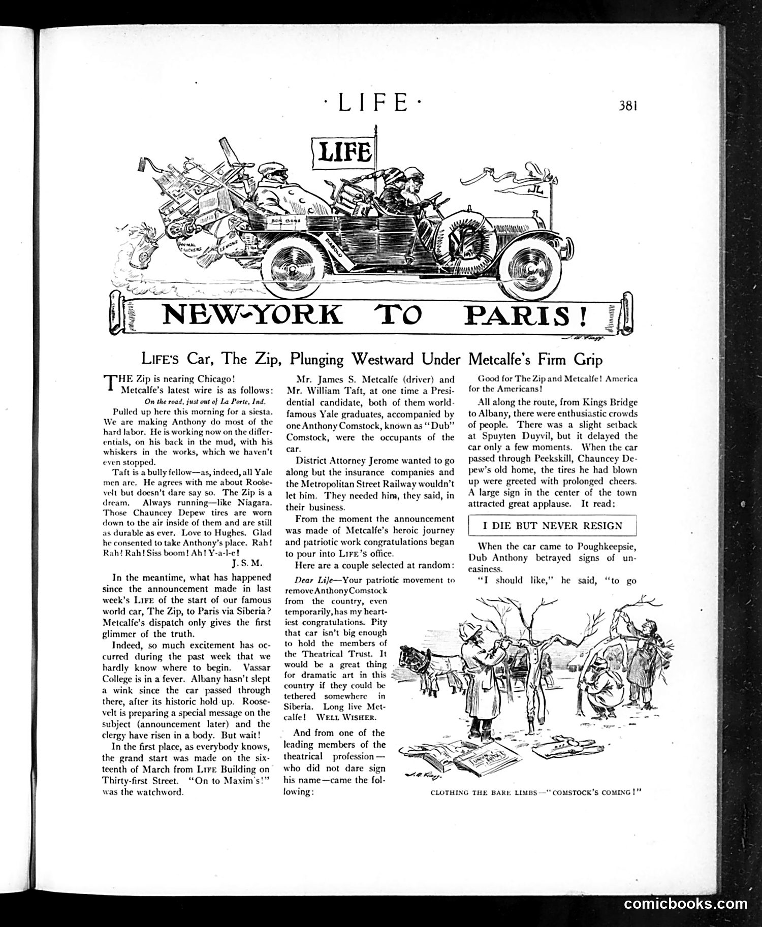 Life — April 9, 1908 — page 5: Life, 1908-04-09