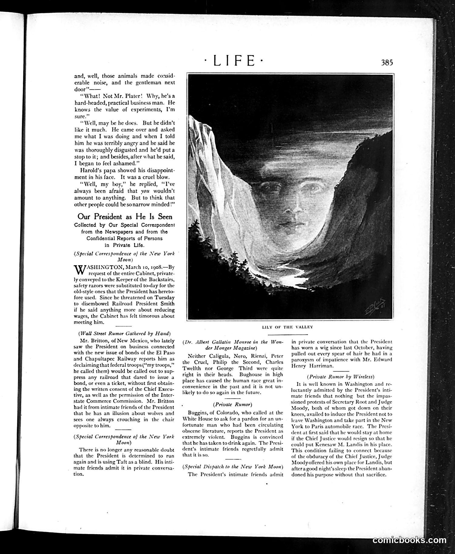 Life — April 9, 1908 — page 9: Life, 1908-04-09