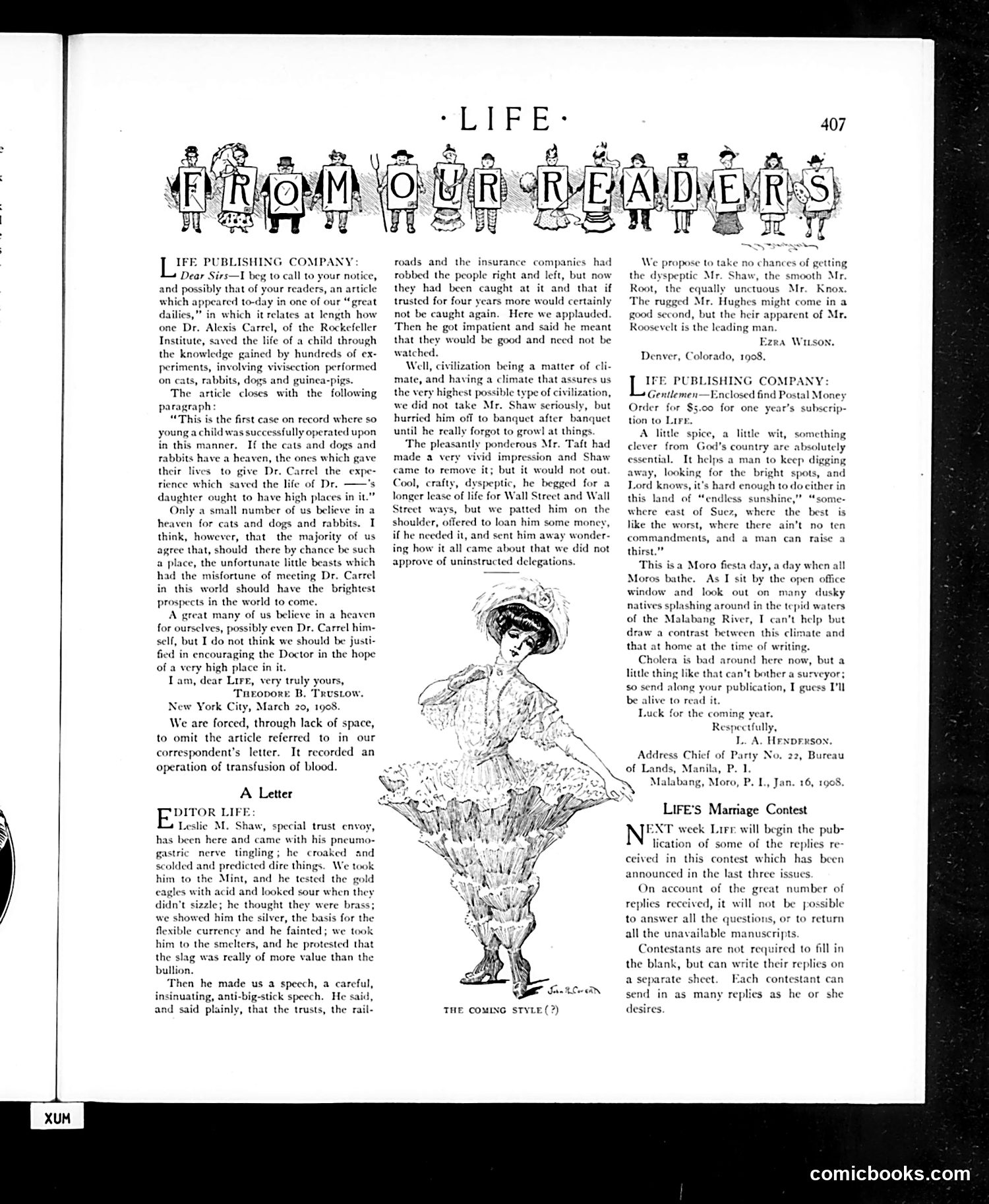 Life — April 16, 1908 — page 11: Life, 1908-04-16