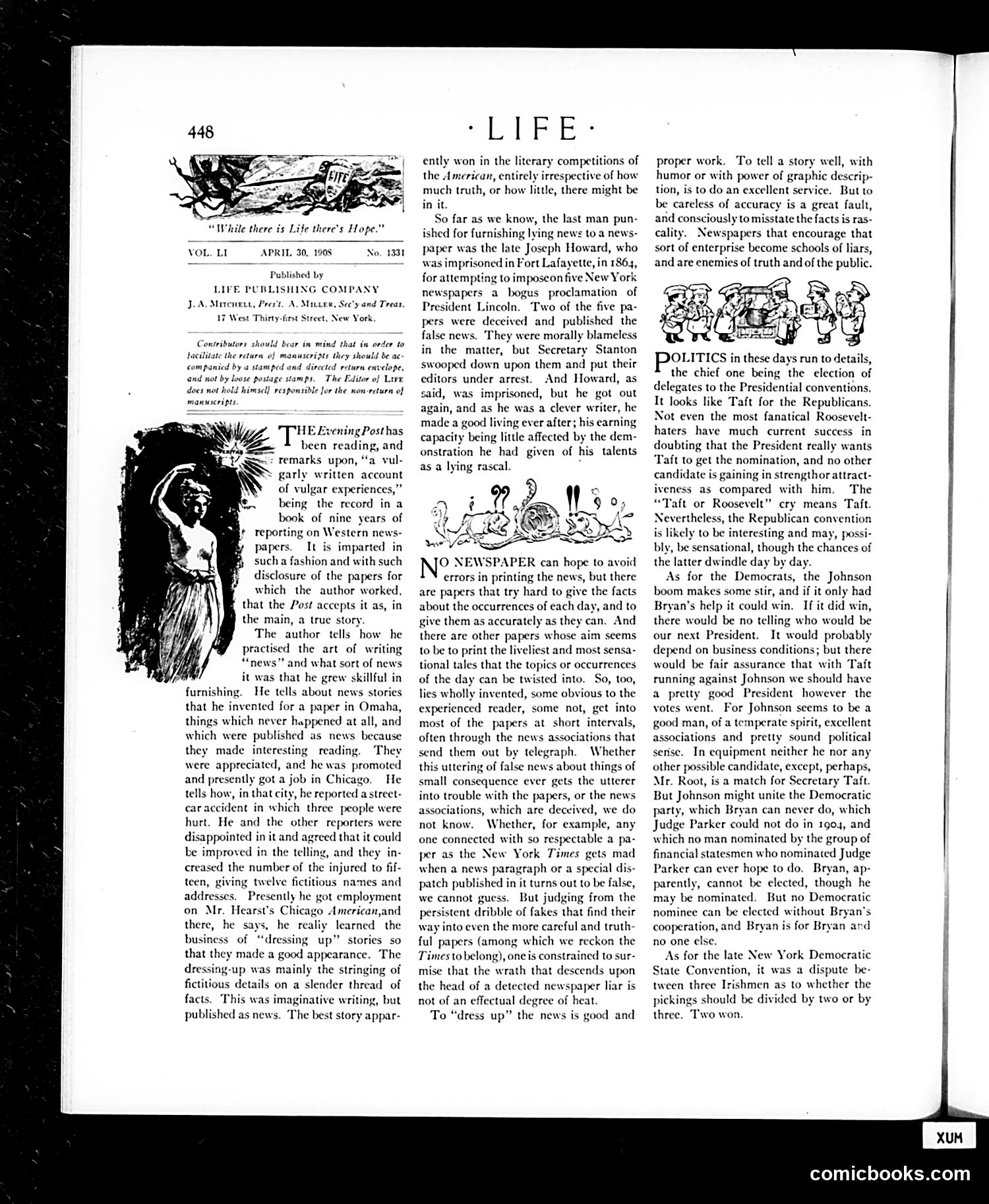 Life — April 30, 1908 — page 4: Life, 1908-04-30