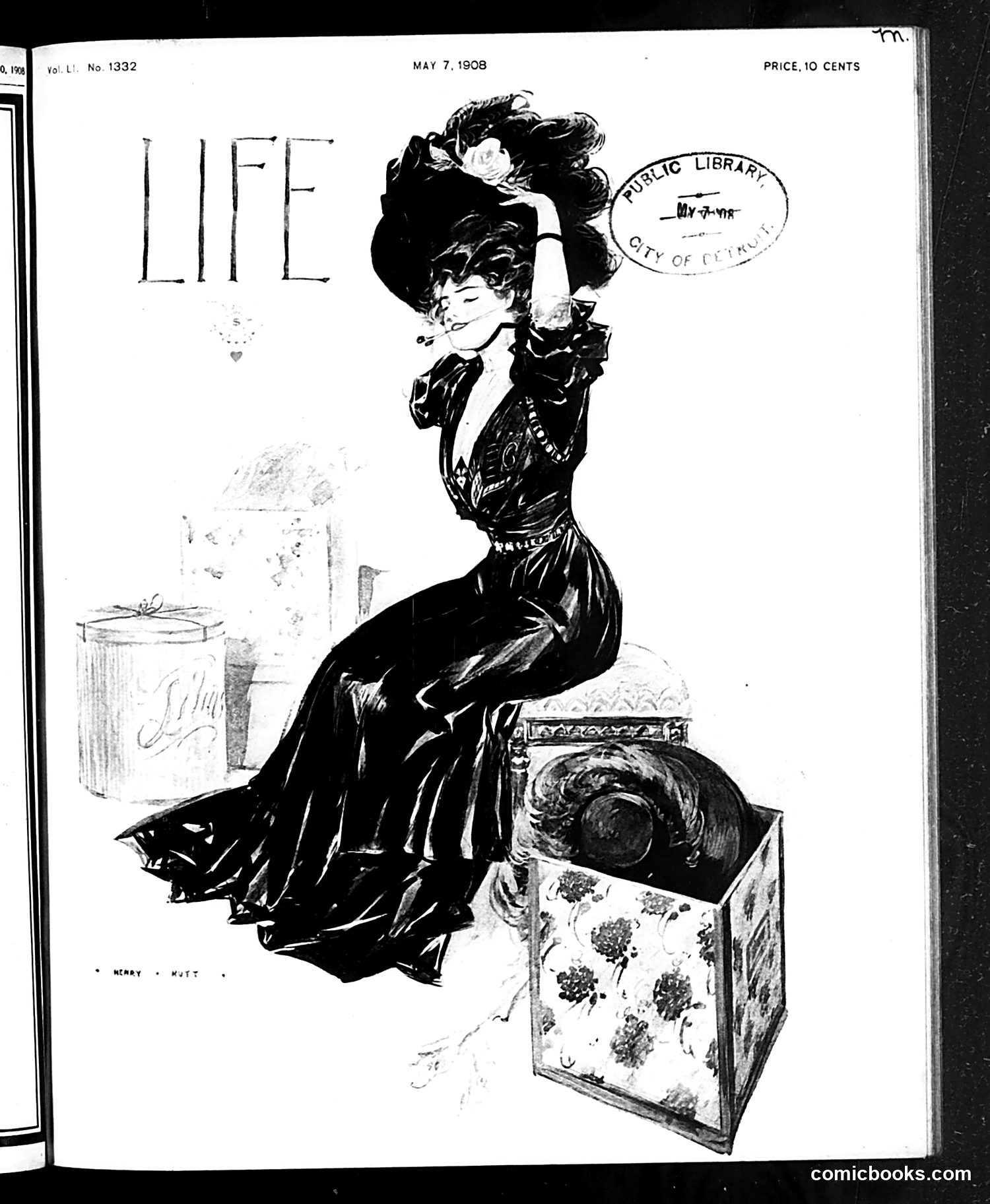 Life — May 7, 1908 — page 1: Life, 1908-05-07