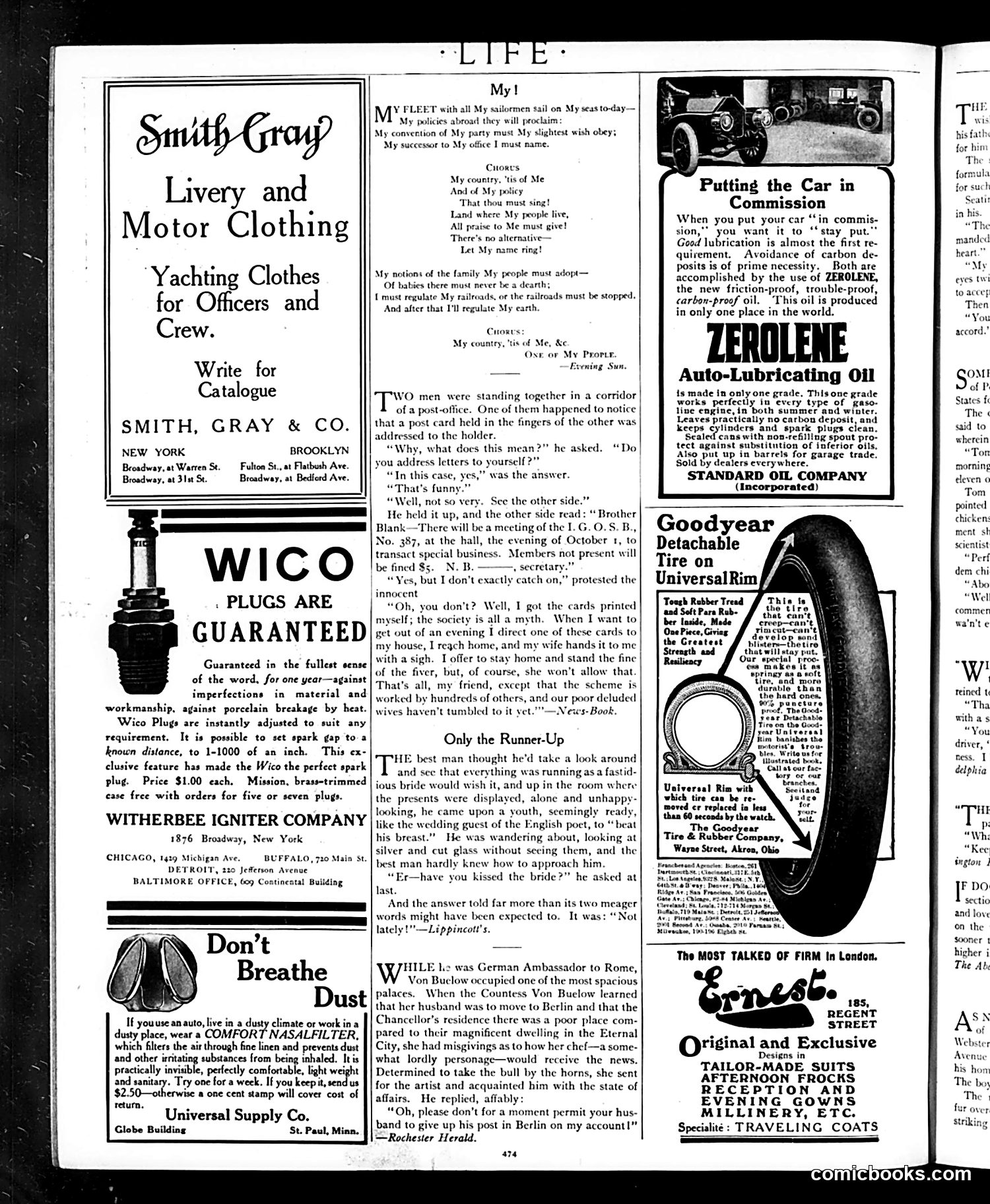 Life — May 7, 1908 — page 10: Life, 1908-05-07