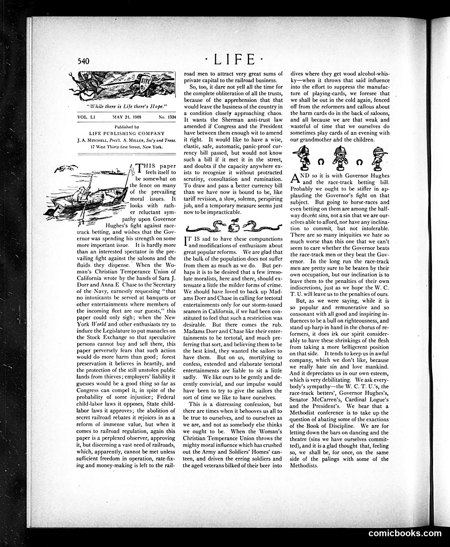 Life — May 21, 1908 — page 8: Life, 1908-05-21