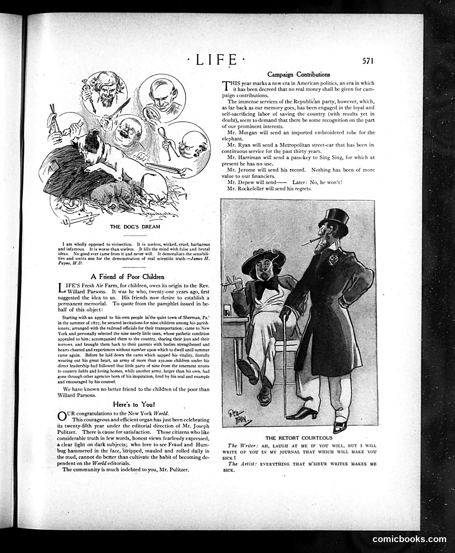 Life — May 28, 1908 — page 11: Life, 1908-05-28