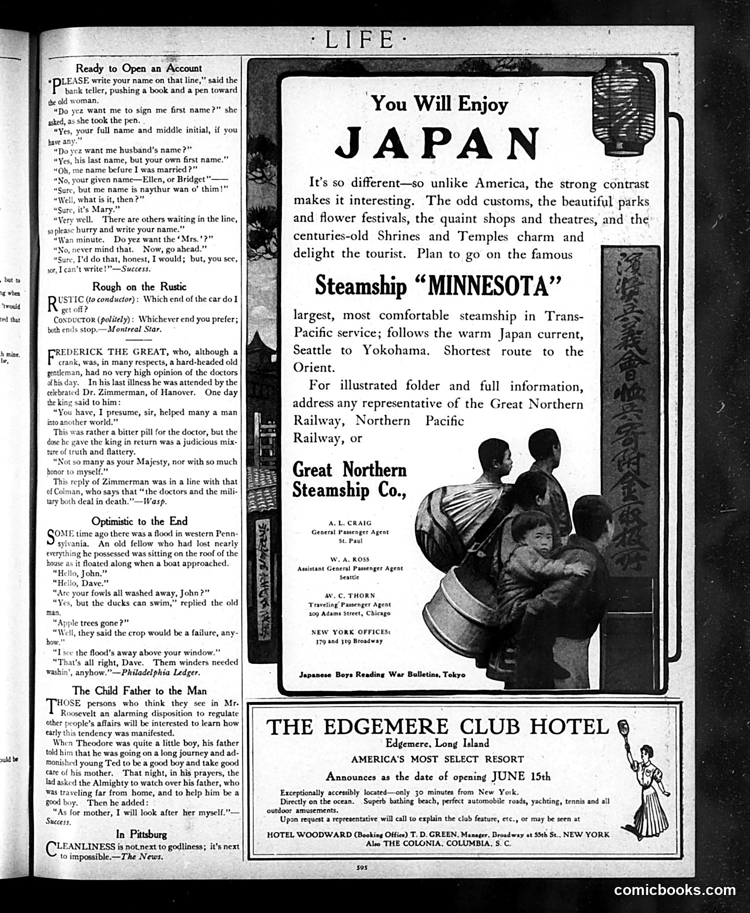 Life — June 4, 1908 — page 11: Life, 1908-06-04