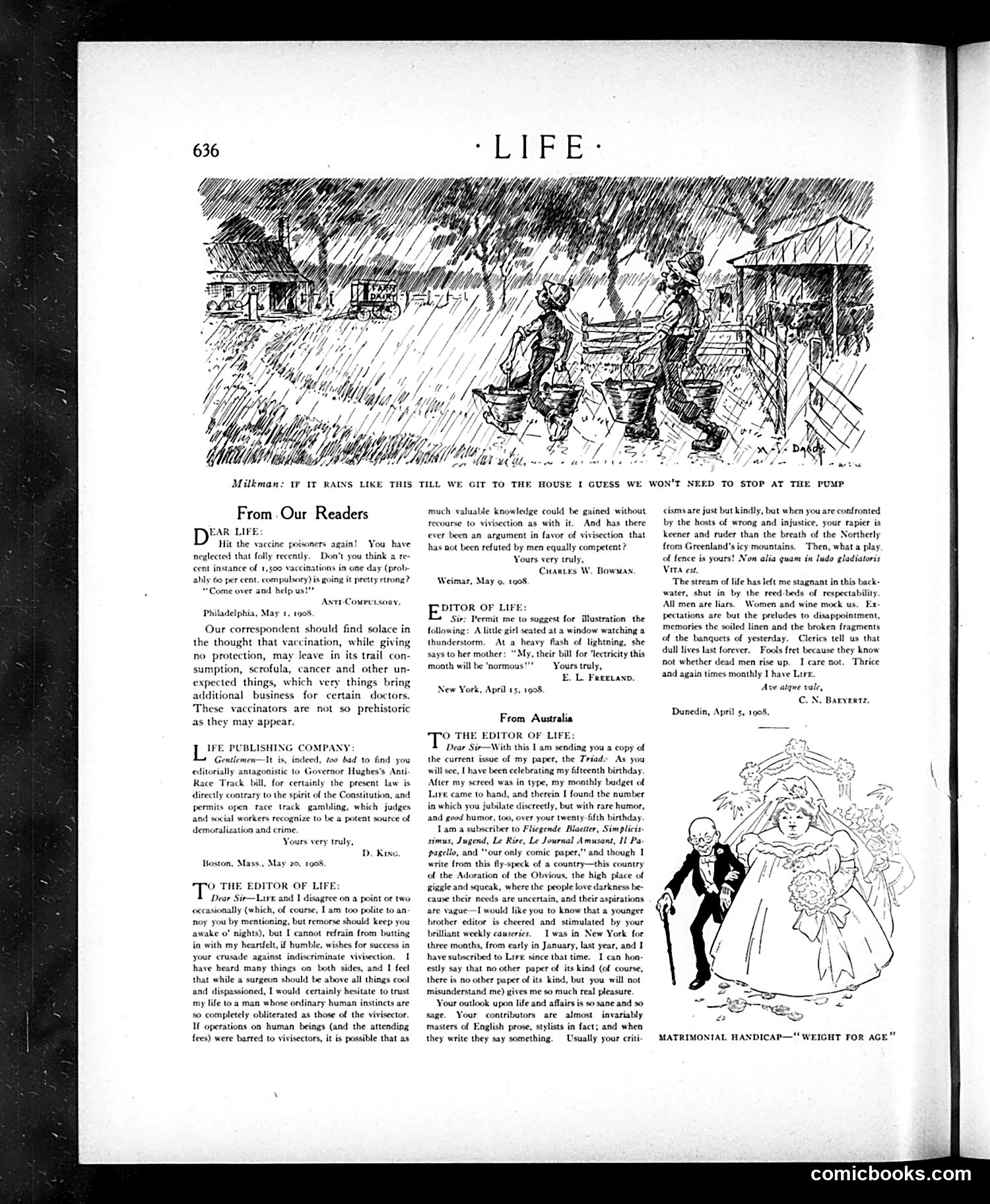 Life — June 11, 1908 — page 8: Life, 1908-06-11