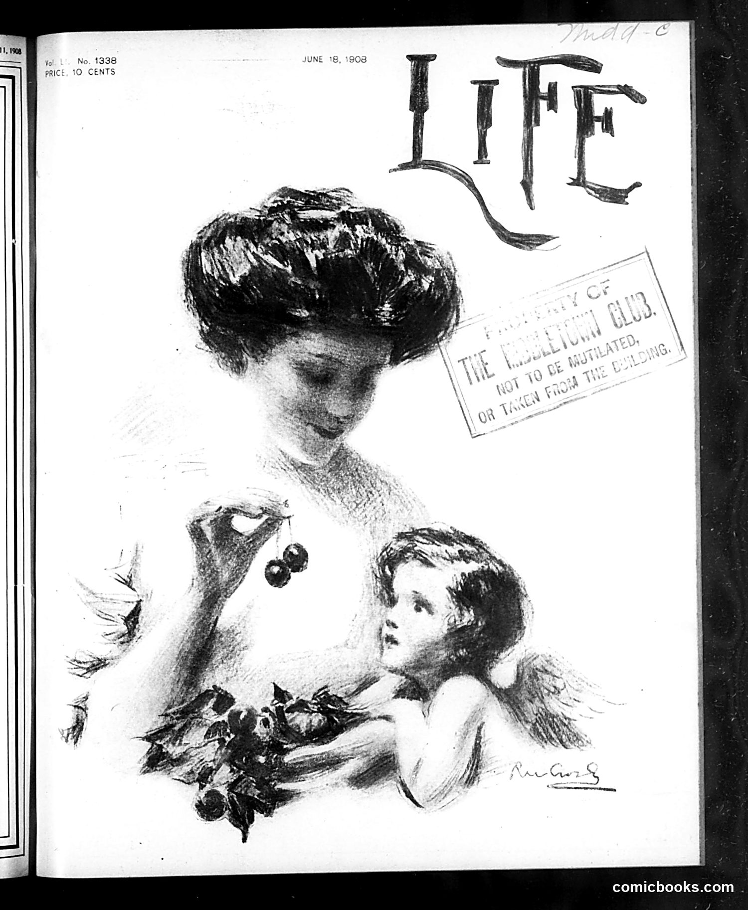 Life — June 18, 1908 — page 1: Life, 1908-06-18