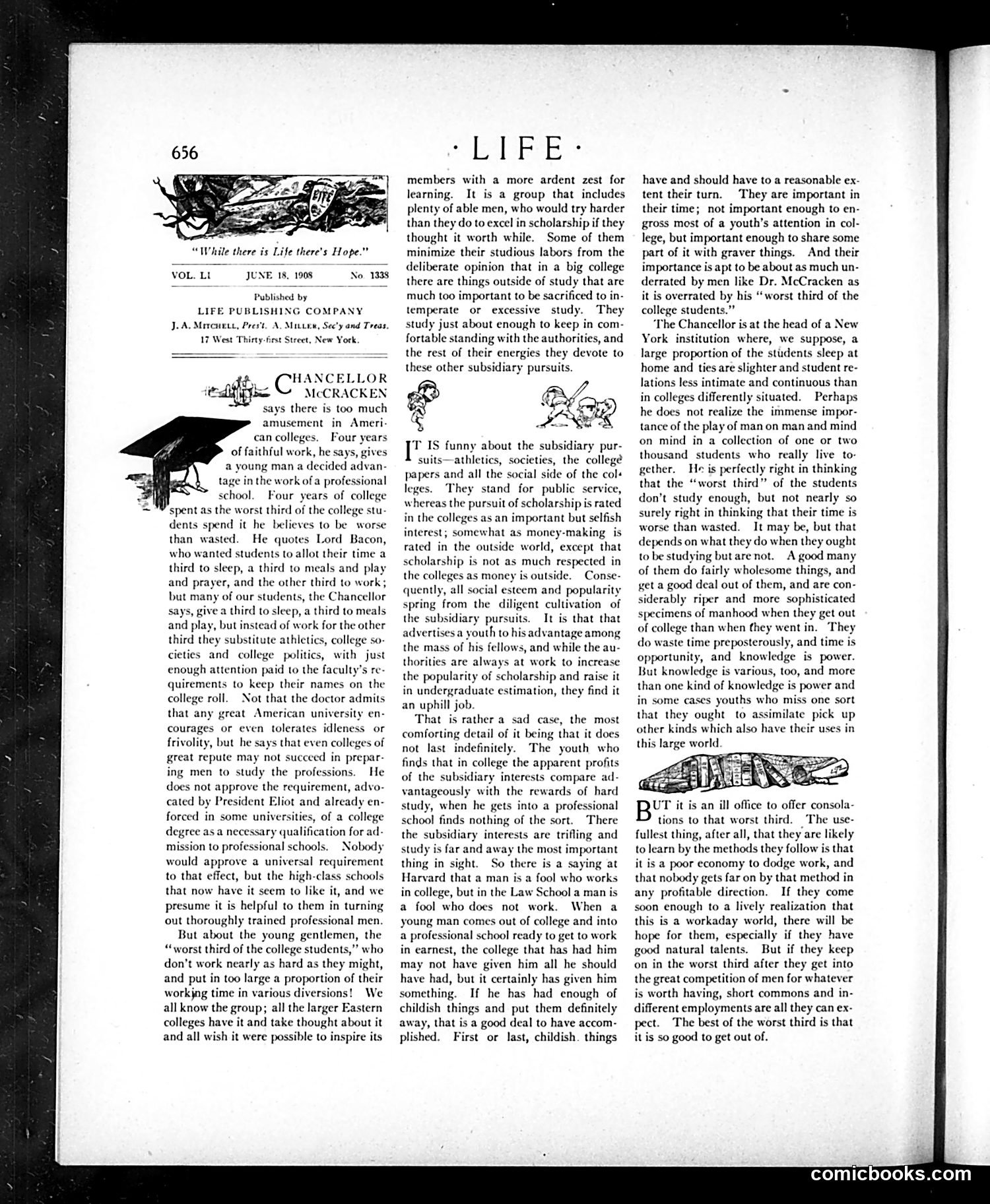 Life — June 18, 1908 — page 8: Life, 1908-06-18