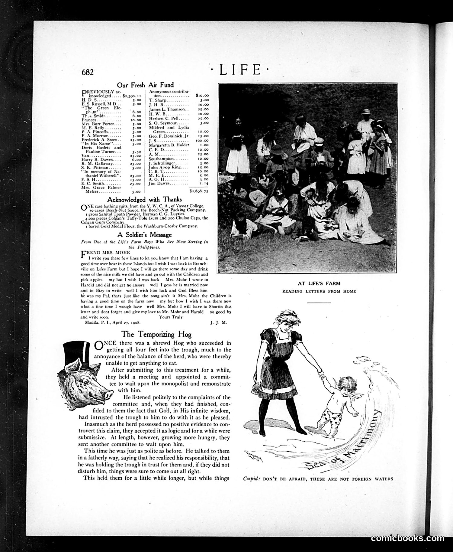 Life — June 25, 1908 — page 6: Life, 1908-06-25