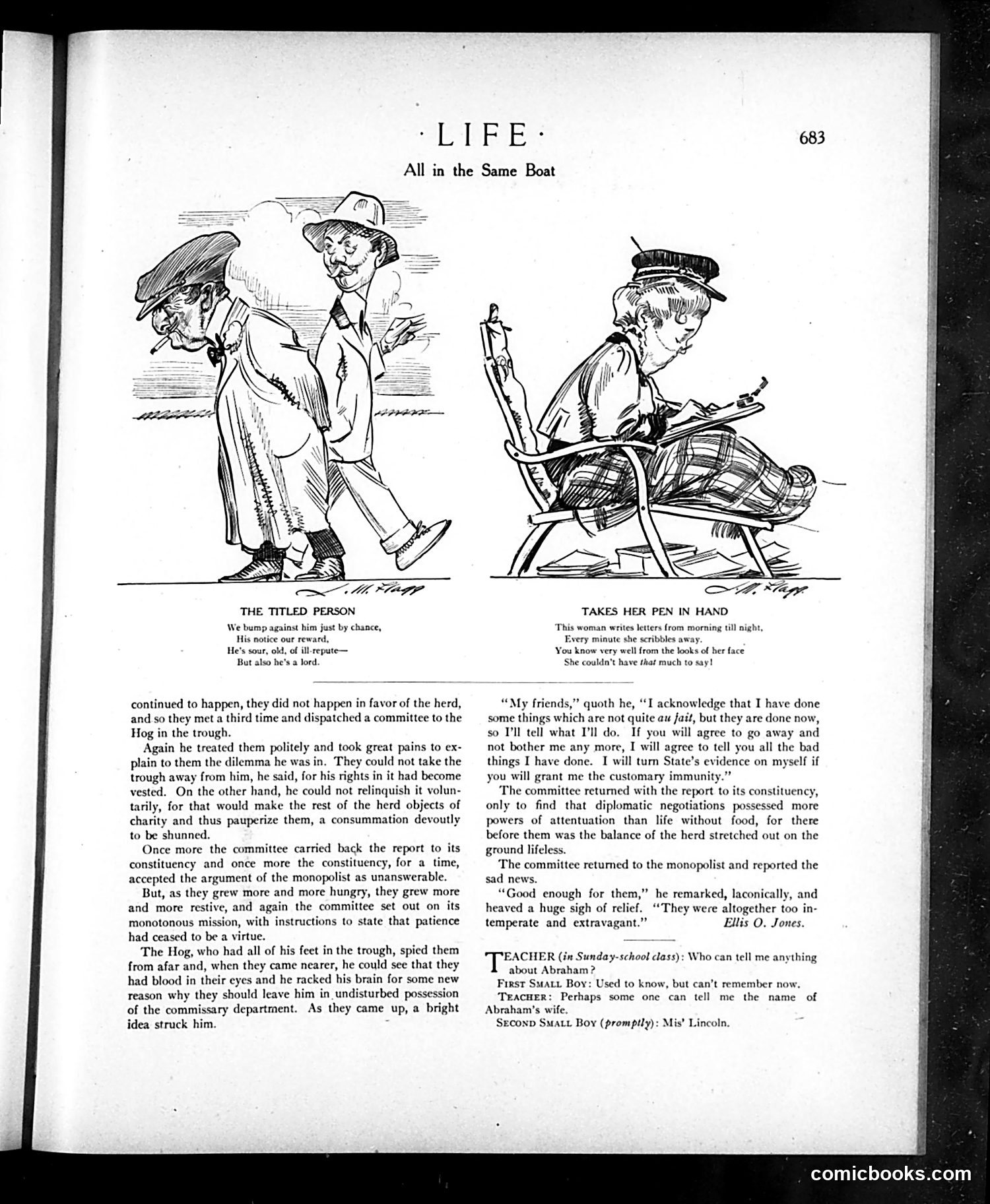 Life — June 25, 1908 — page 7: Life, 1908-06-25