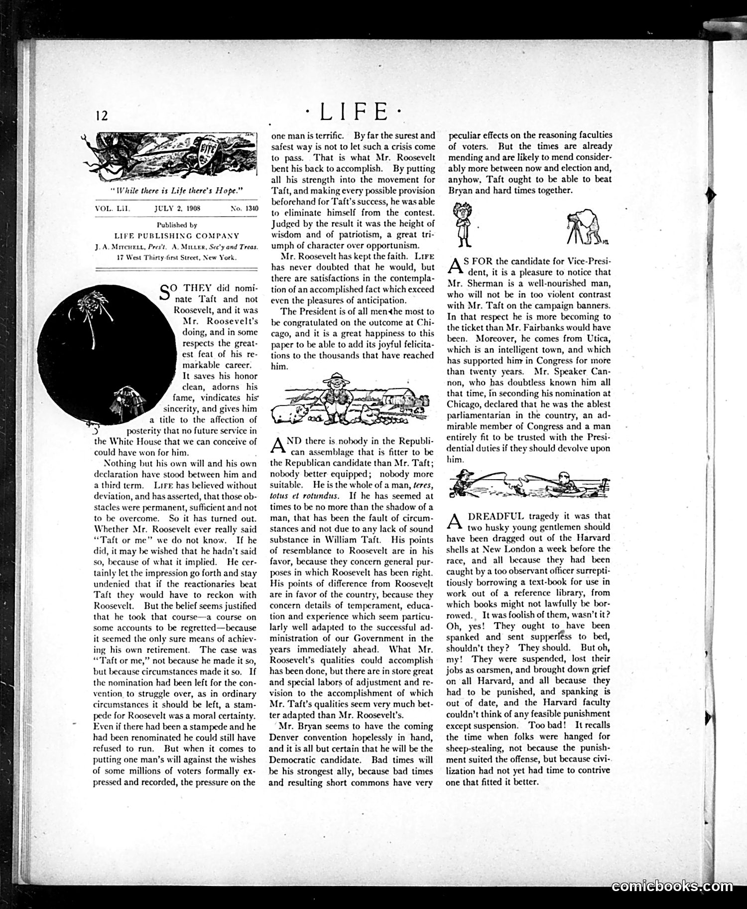 Life — July 2, 1908 — page 12: Life, 1908-07-02