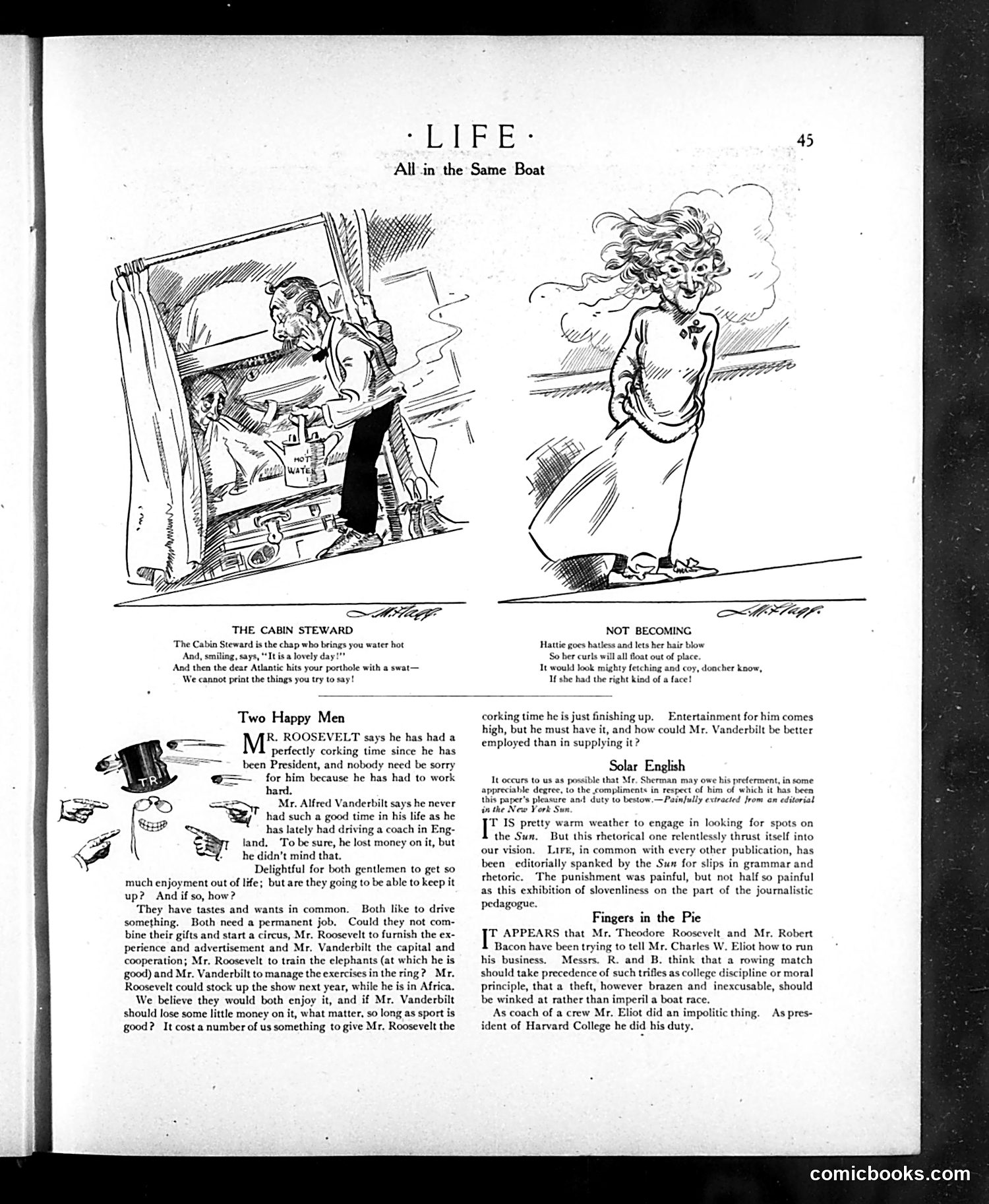 Life — July 9, 1908 — page 5: Life, 1908-07-09