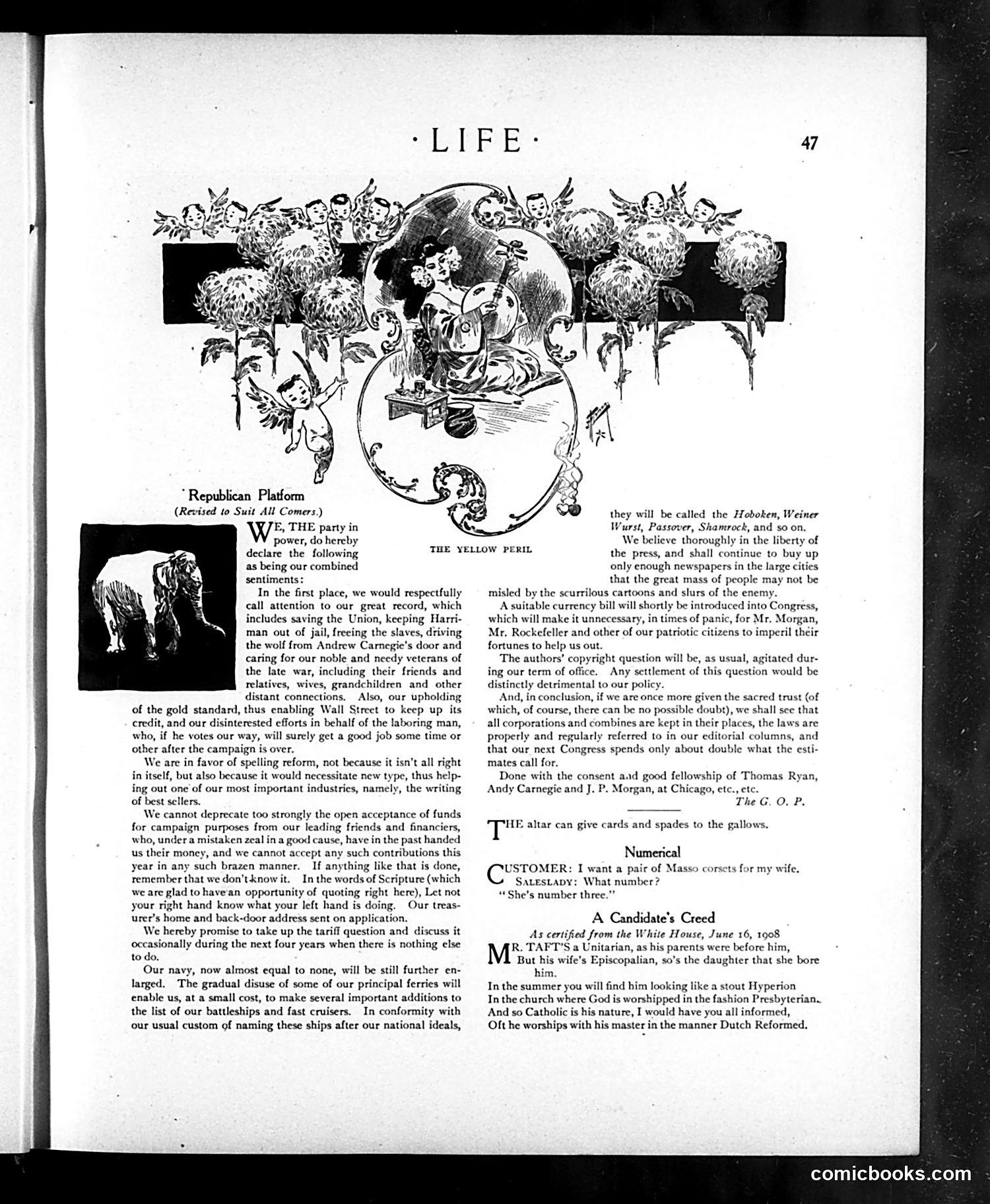 Life — July 9, 1908 — page 7: Life, 1908-07-09