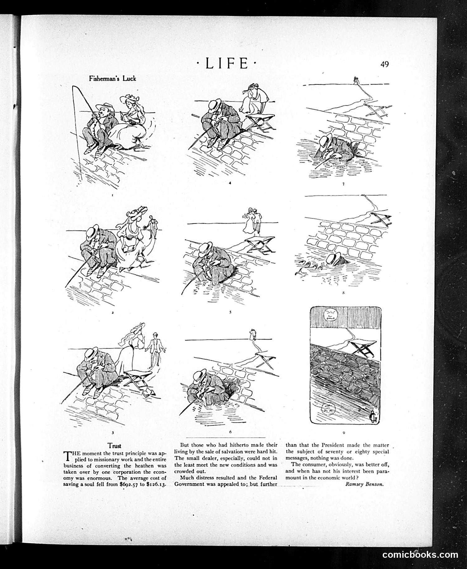 Life — July 9, 1908 — page 9: Life, 1908-07-09