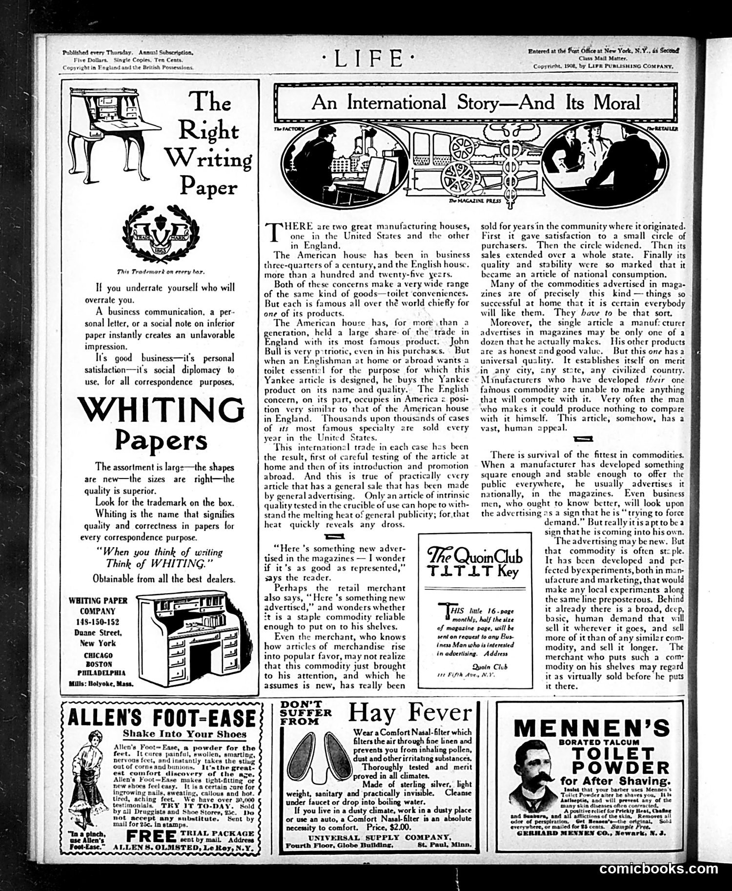 Life — July 23, 1908 — page 2: Life, 1908-07-23