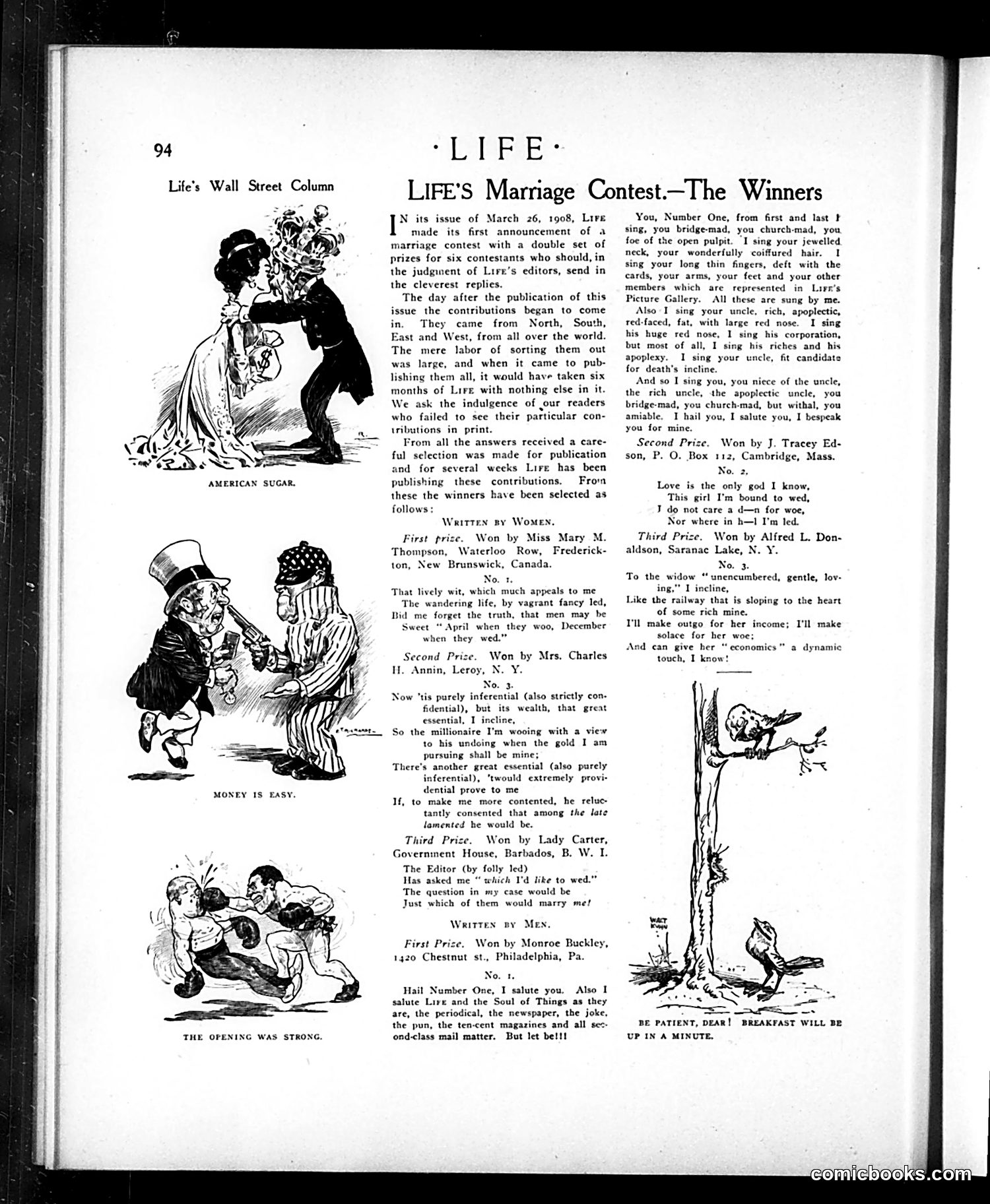 Life — July 23, 1908 — page 8: Life, 1908-07-23