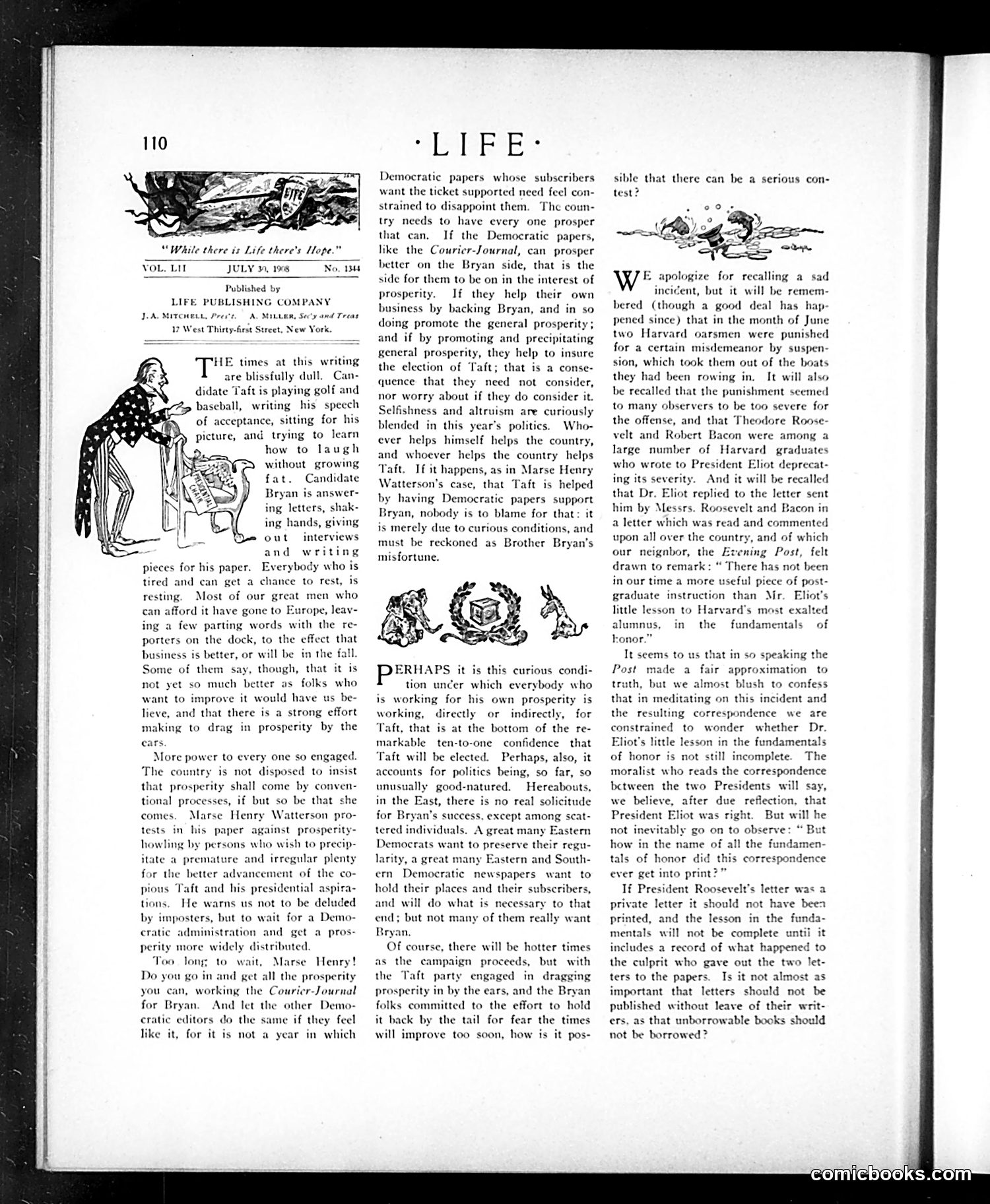 Life — July 30, 1908 — page 4: Life, 1908-07-30