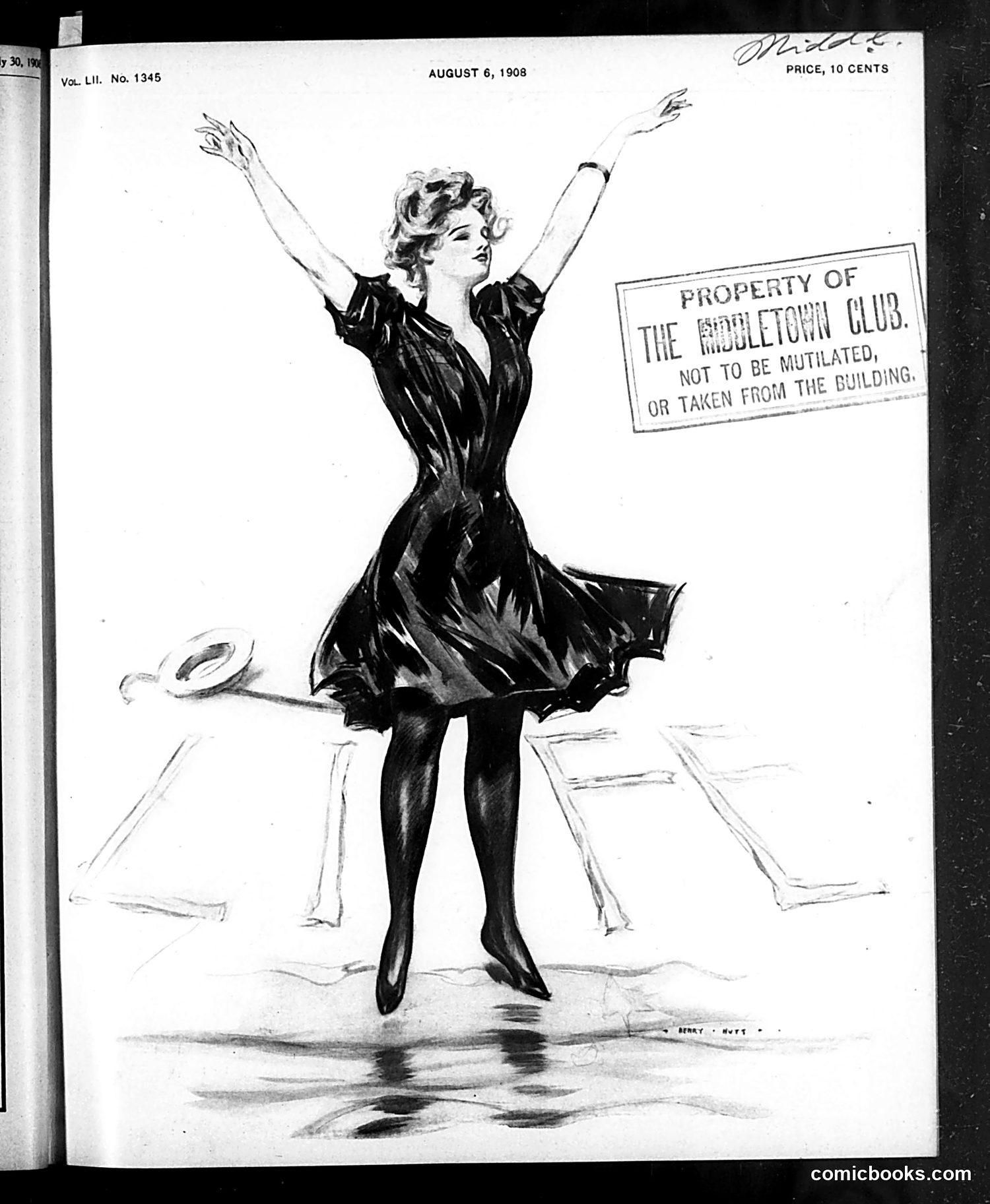 Life — August 6, 1908 — page 1: Life, 1908-08-06