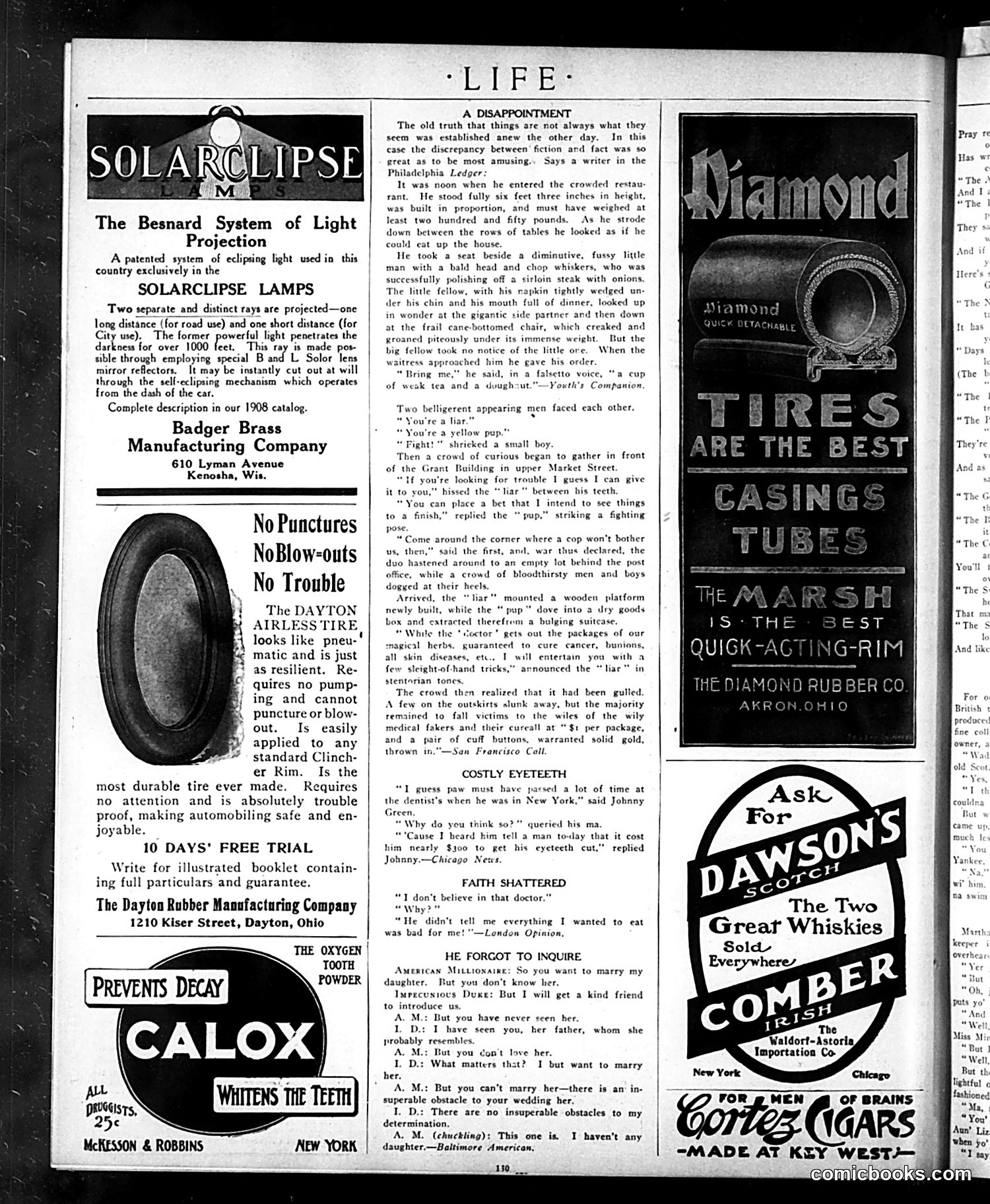 Life — August 6, 1908 — page 4: Life, 1908-08-06