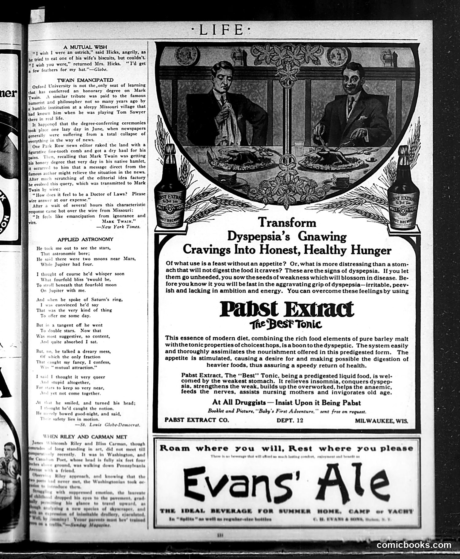 Life — August 6, 1908 — page 7: Life, 1908-08-06