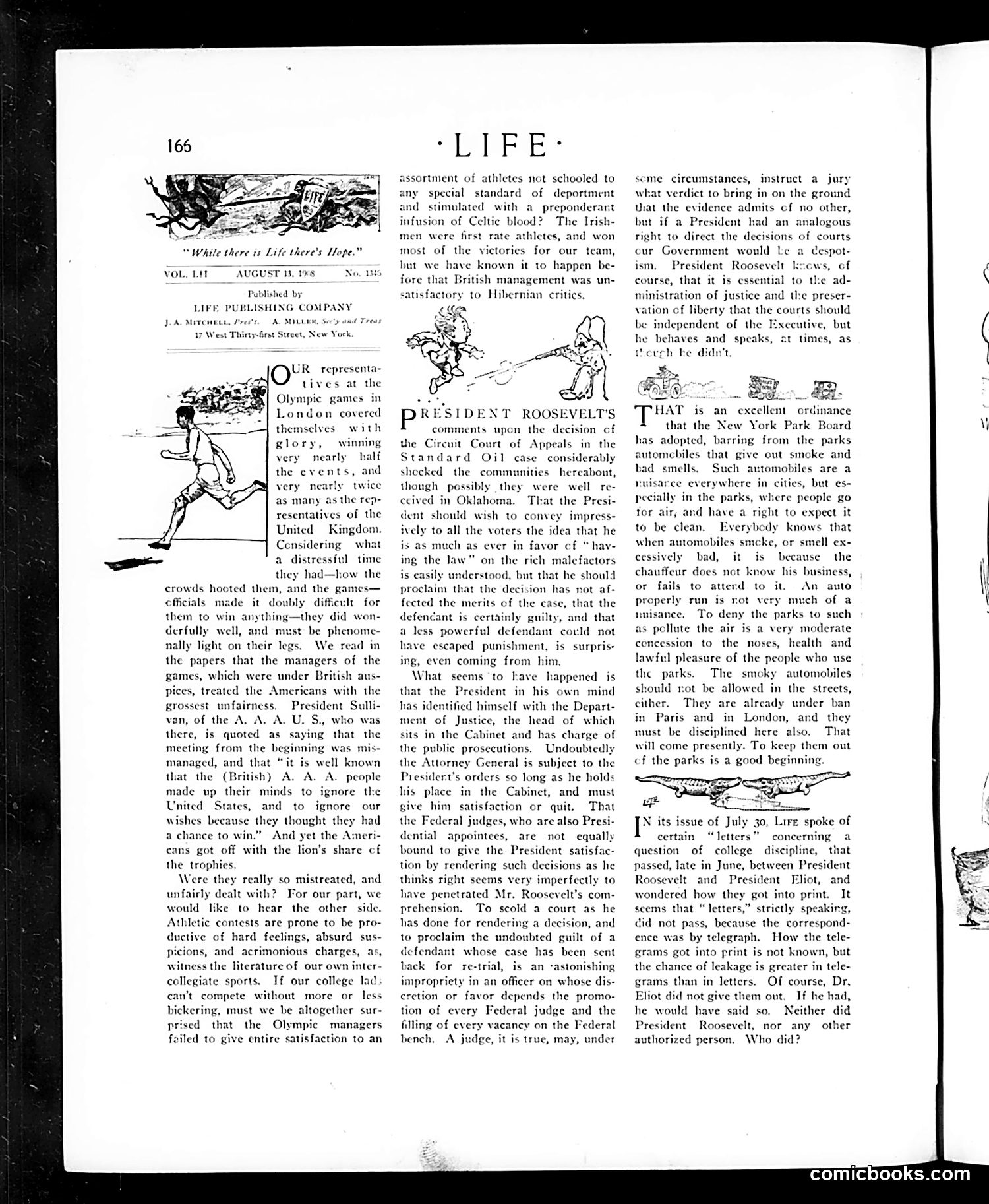 Life — August 13, 1908 — page 4: Life, 1908-08-13