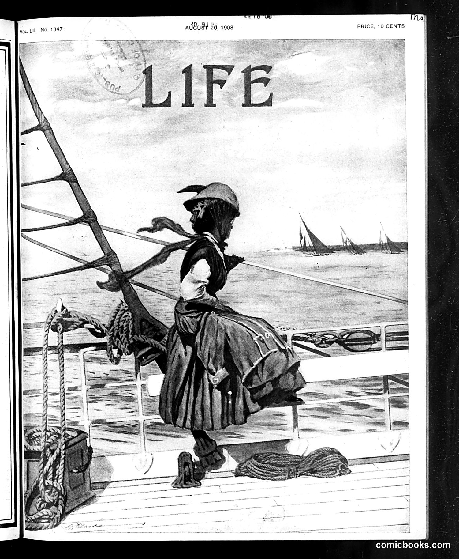 Life — August 20, 1908 — page 1: Life, 1908-08-20
