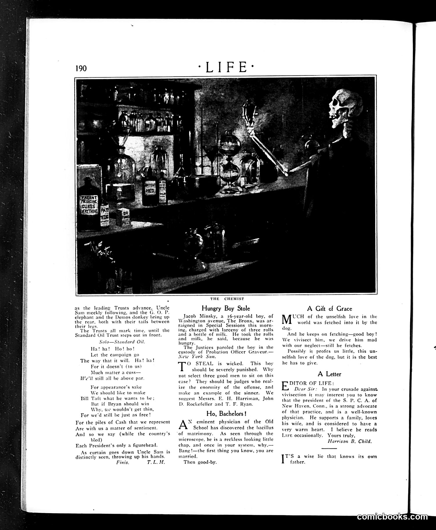 Life — August 20, 1908 — page 8: Life, 1908-08-20