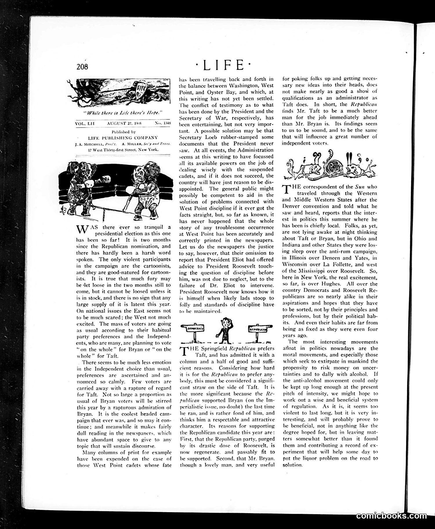 Life — August 27, 1908 — page 4: Life, 1908-08-27