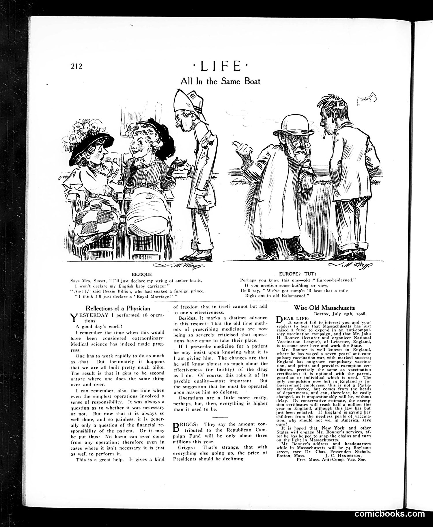 Life — August 27, 1908 — page 8: Life, 1908-08-27