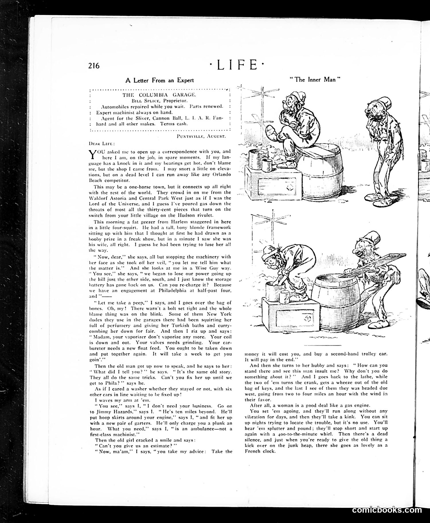 Life — August 27, 1908 — page 12: Life, 1908-08-27