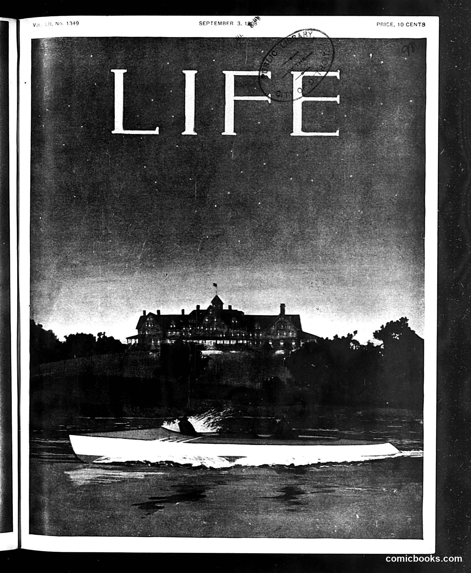 Life — September 3, 1908 — page 1: Life, 1908-09-03