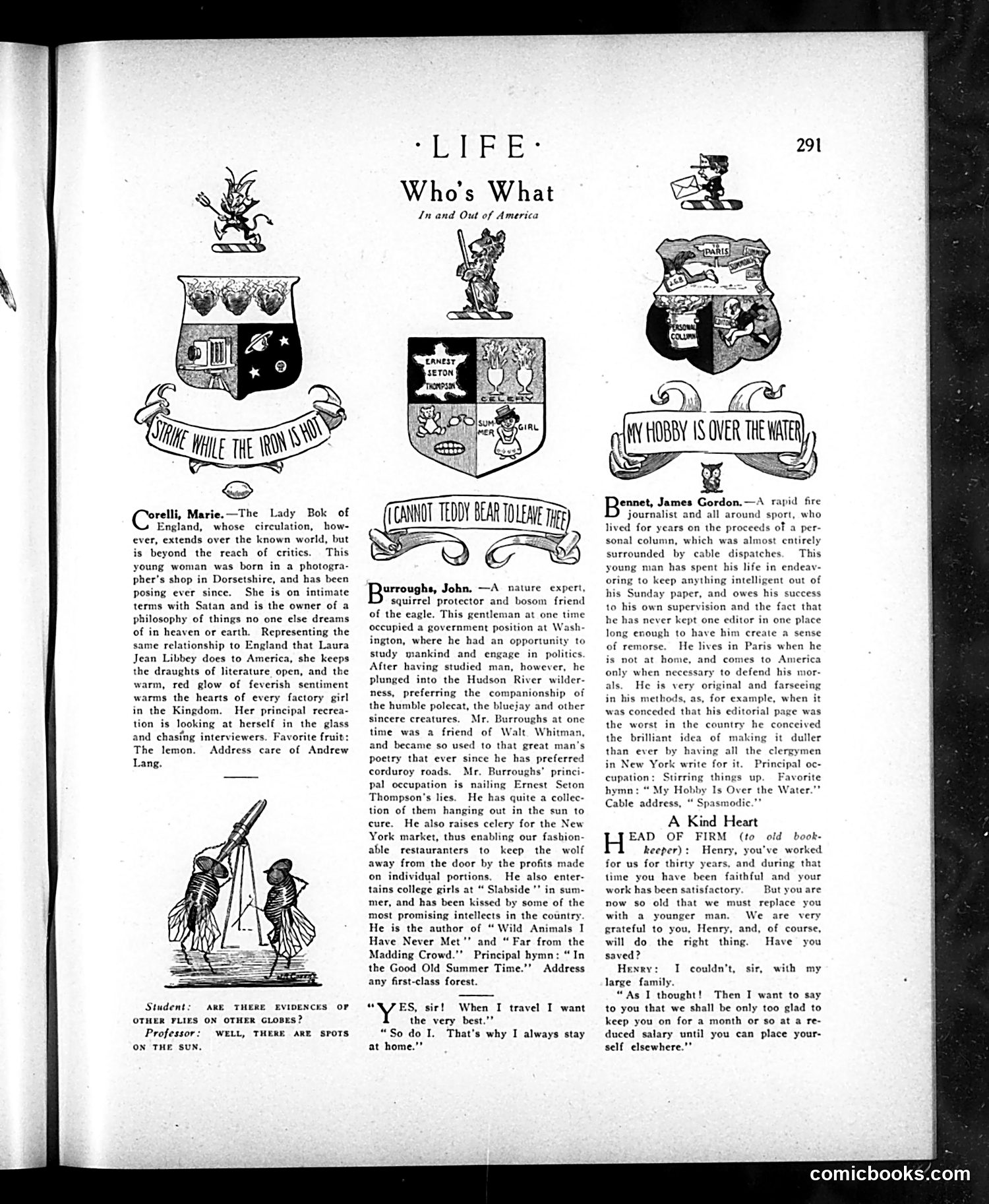 Life — September 17, 1908 — page 9: Life, 1908-09-17