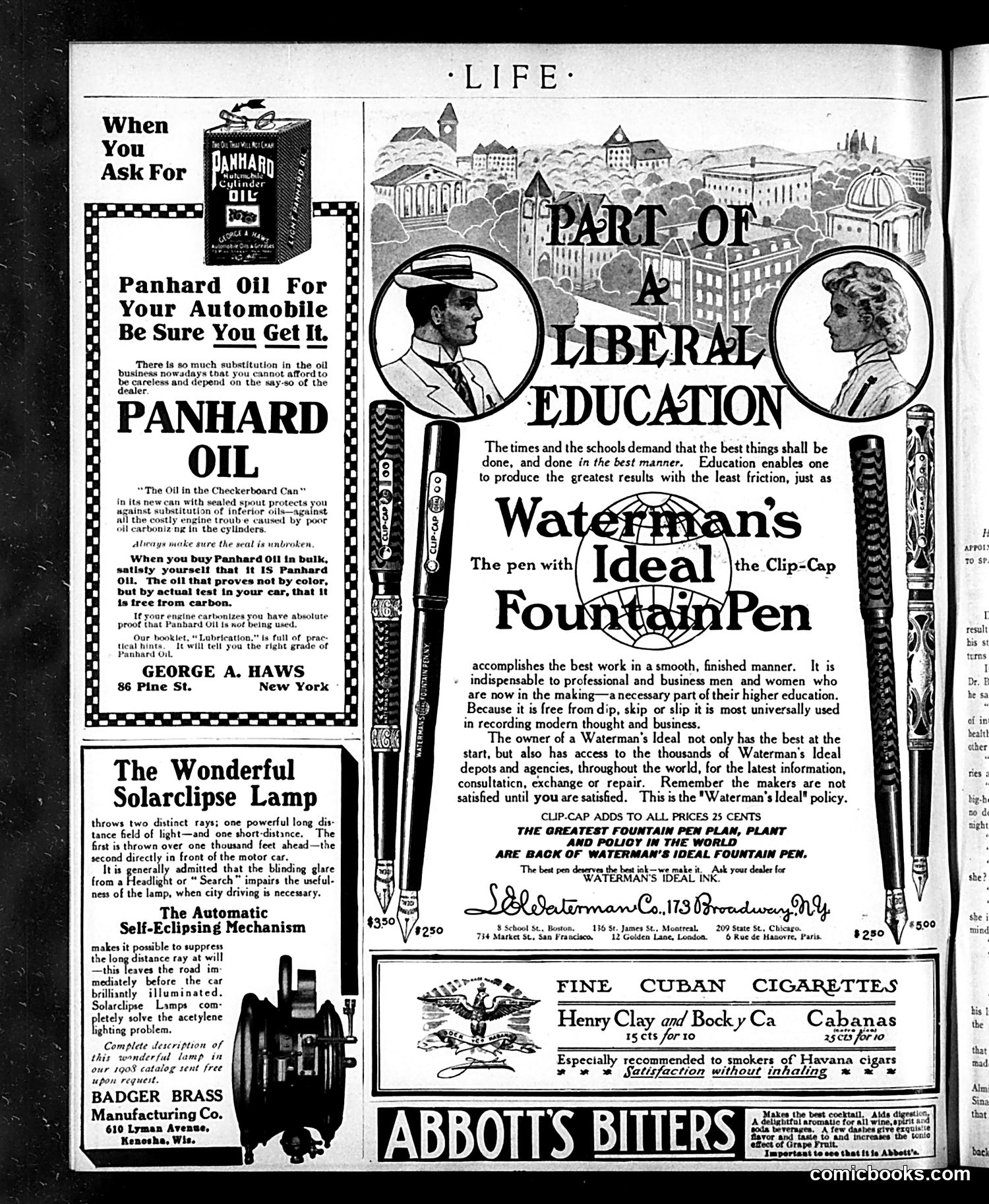 Life — September 24, 1908 — page 2: Life, 1908-09-24