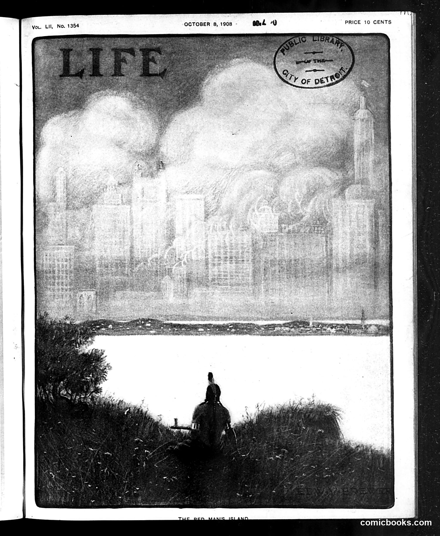 Life — October 8, 1908 — page 1: Life, 1908-10-08