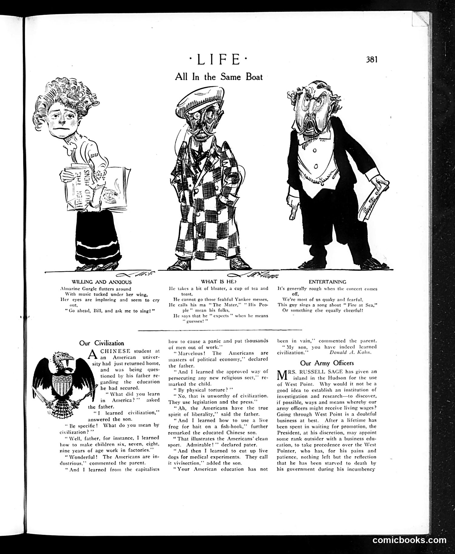 Life — October 8, 1908 — page 7: Life, 1908-10-08