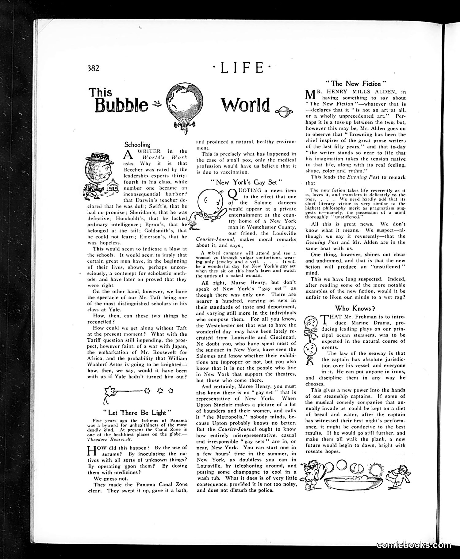 Life — October 8, 1908 — page 8: Life, 1908-10-08