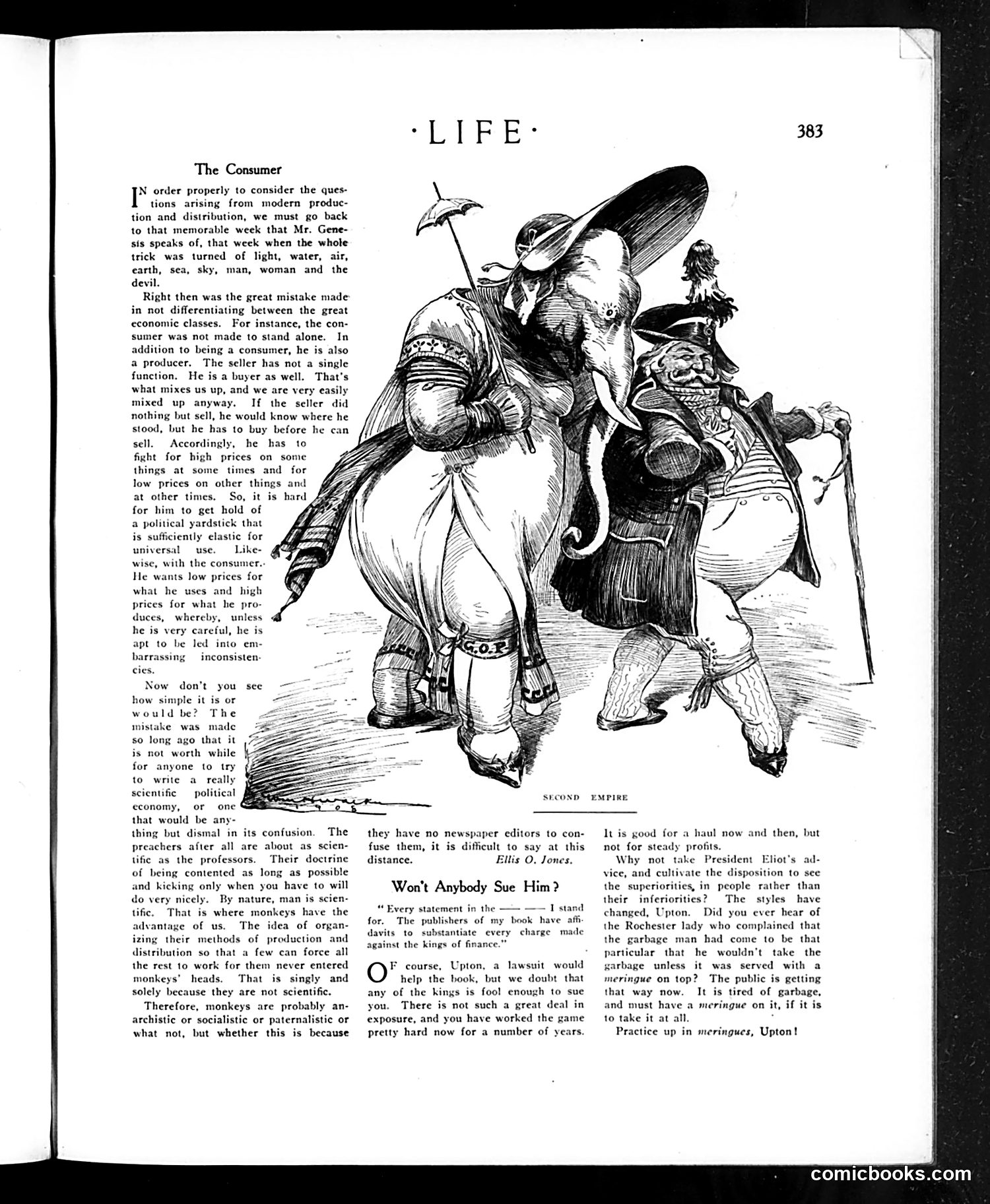 Life — October 8, 1908 — page 9: Life, 1908-10-08