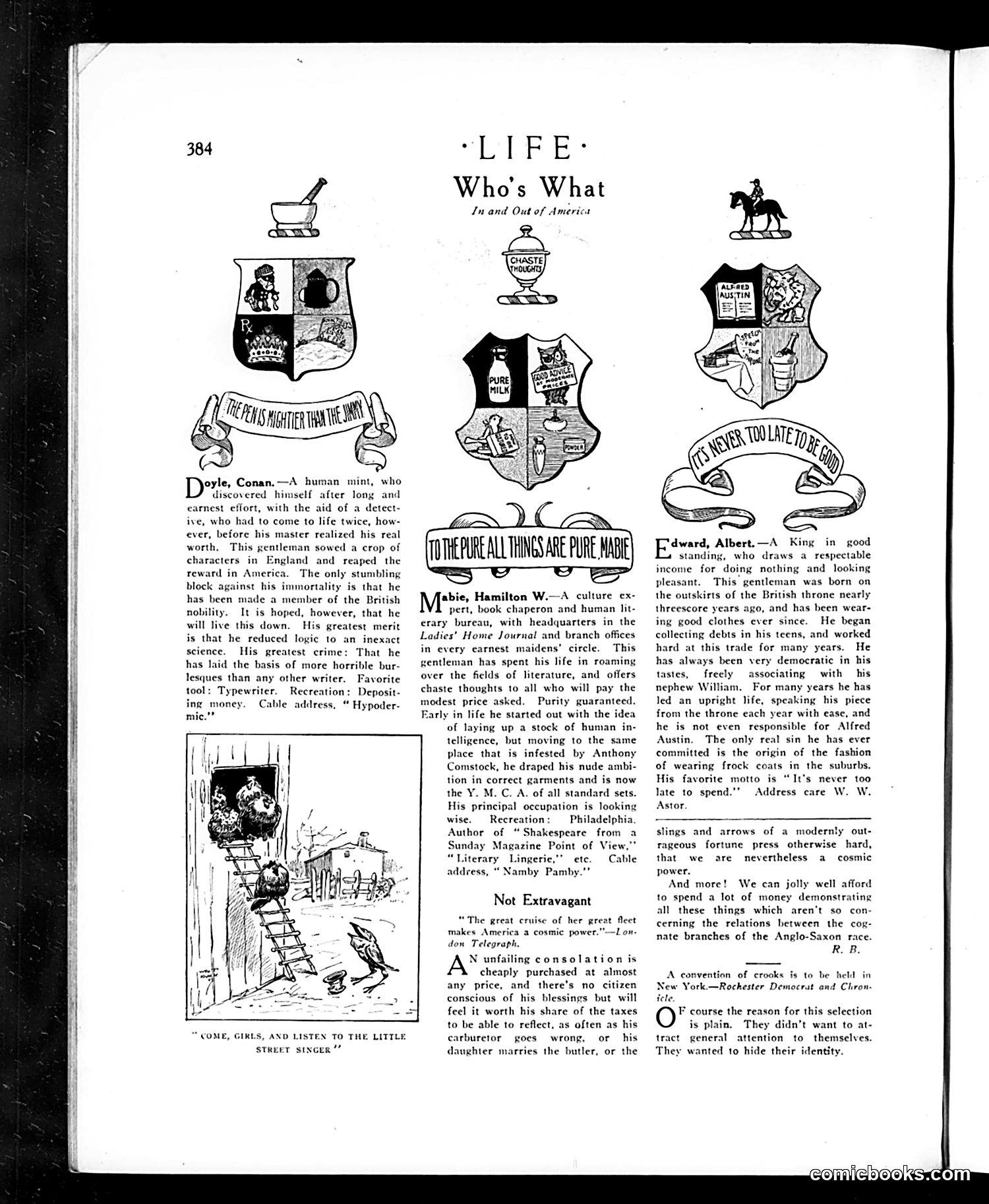 Life — October 8, 1908 — page 10: Life, 1908-10-08