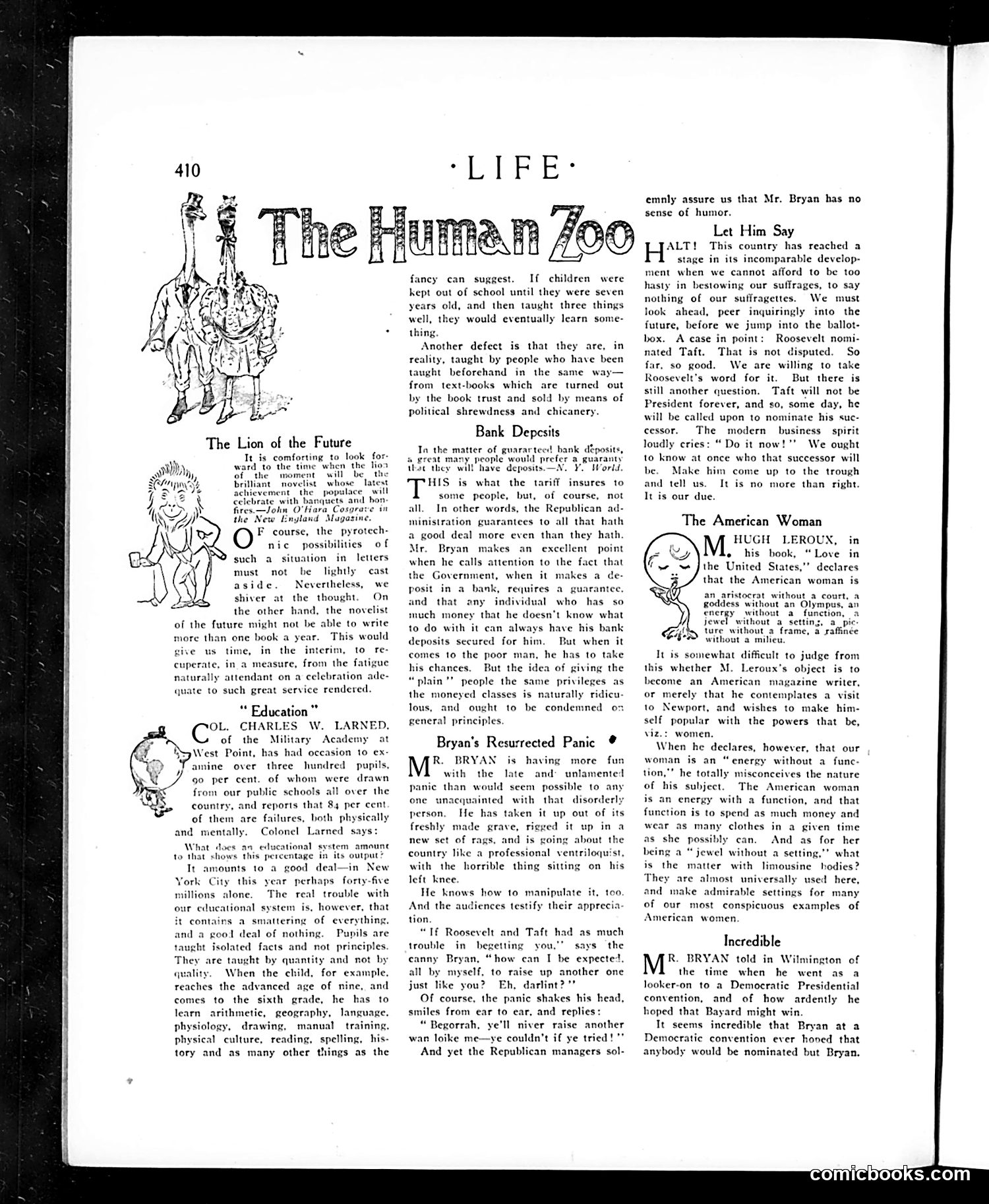 Life — October 15, 1908 — page 12: Life, 1908-10-15