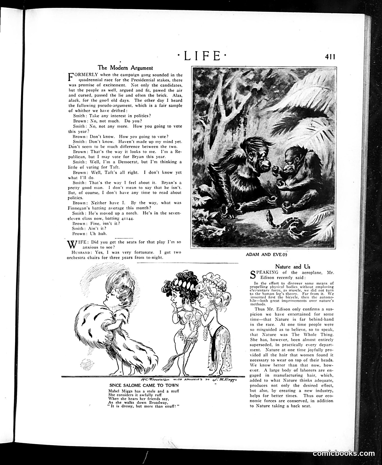 Life — October 15, 1908 — page 13: Life, 1908-10-15