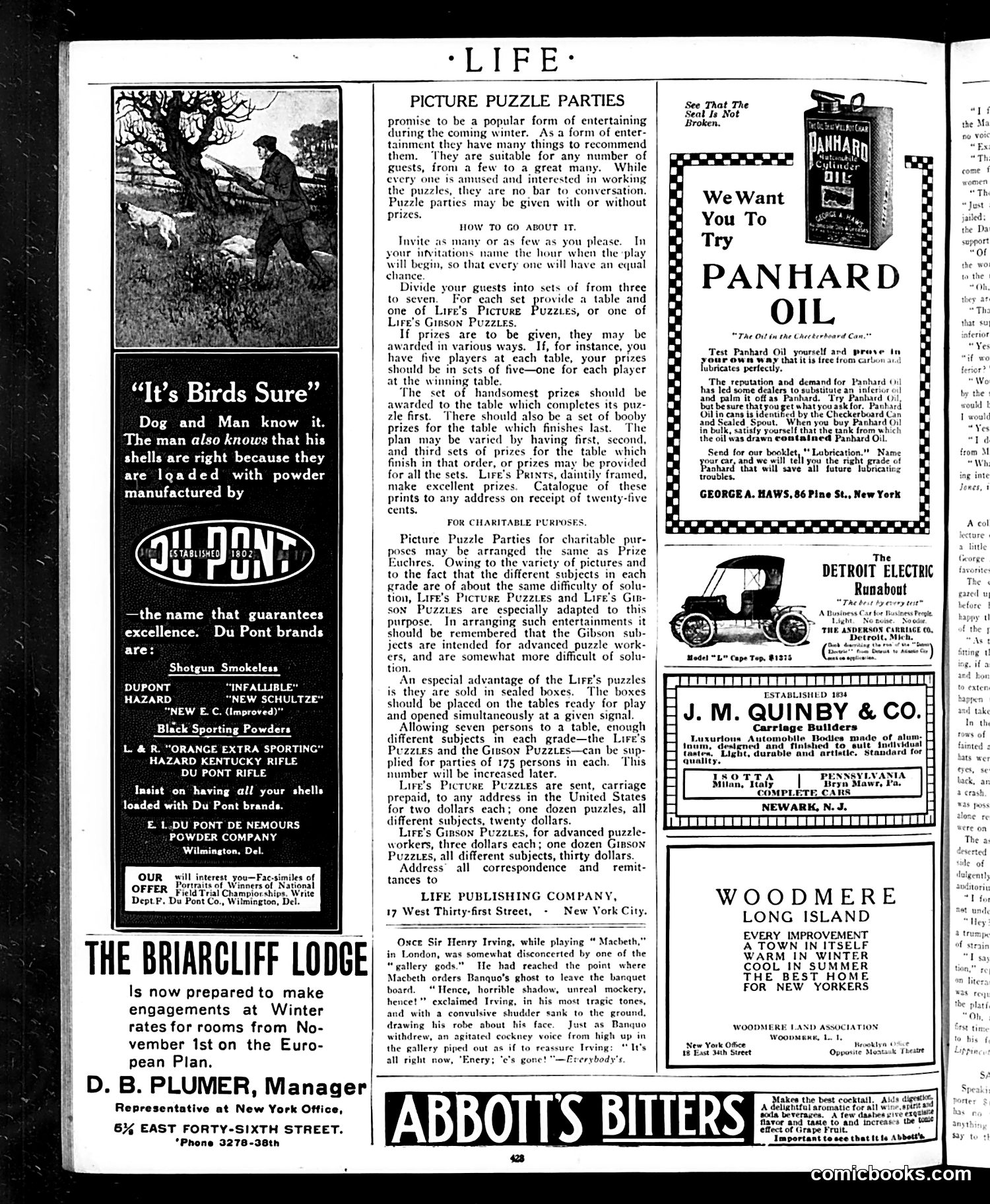 Life — October 22, 1908 — page 2: Life, 1908-10-22