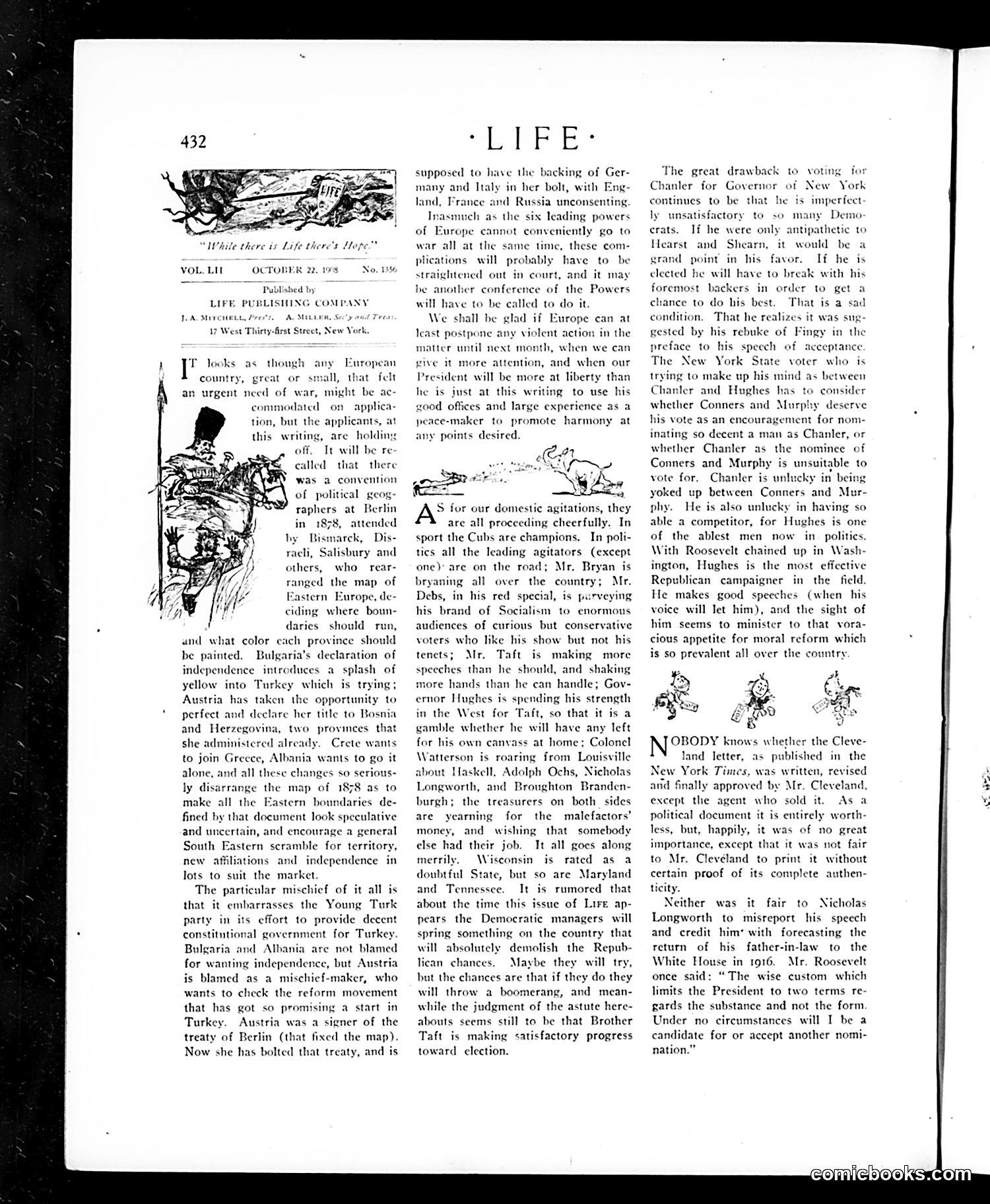 Life — October 22, 1908 — page 6: Life, 1908-10-22