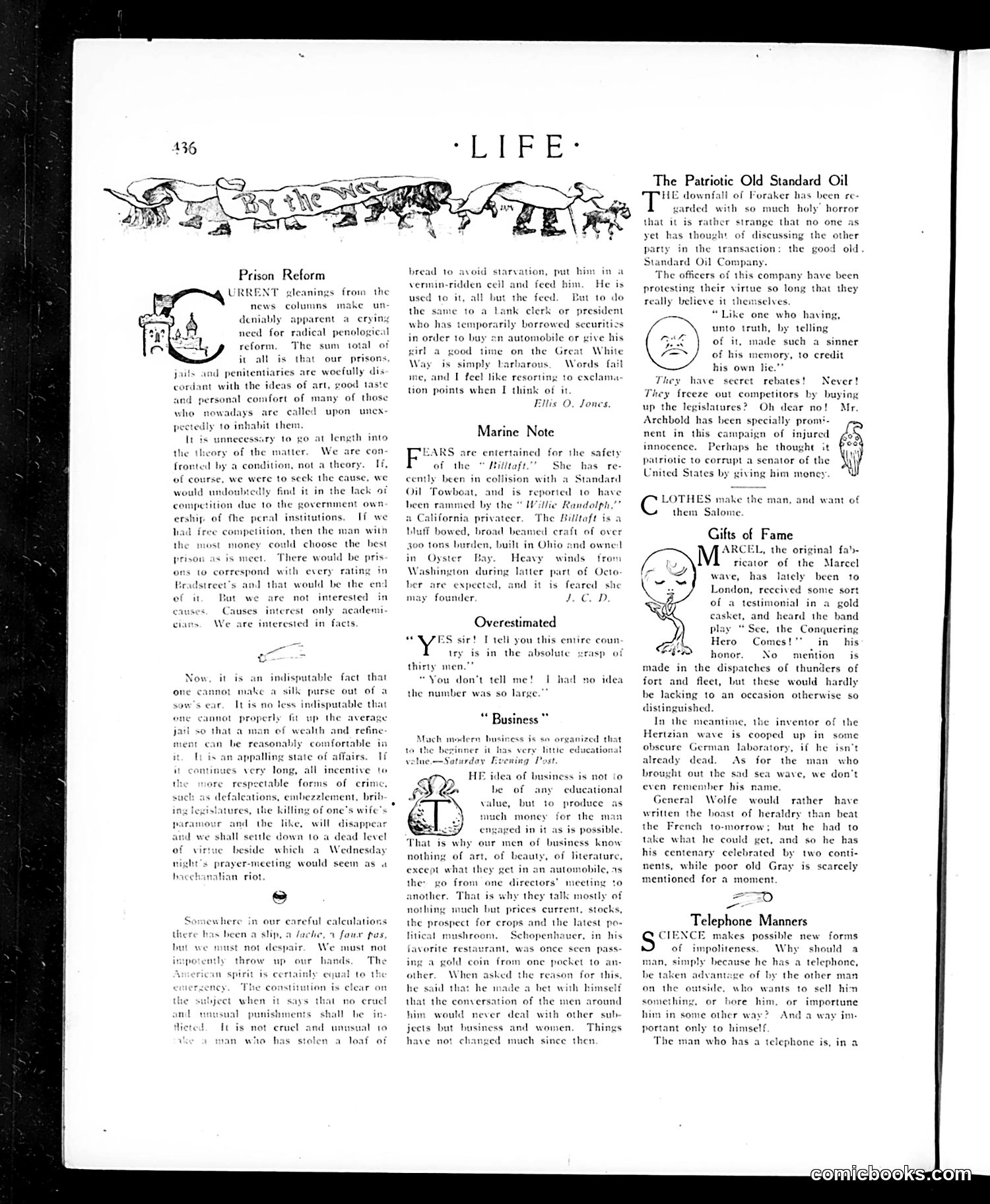 Life — October 22, 1908 — page 10: Life, 1908-10-22