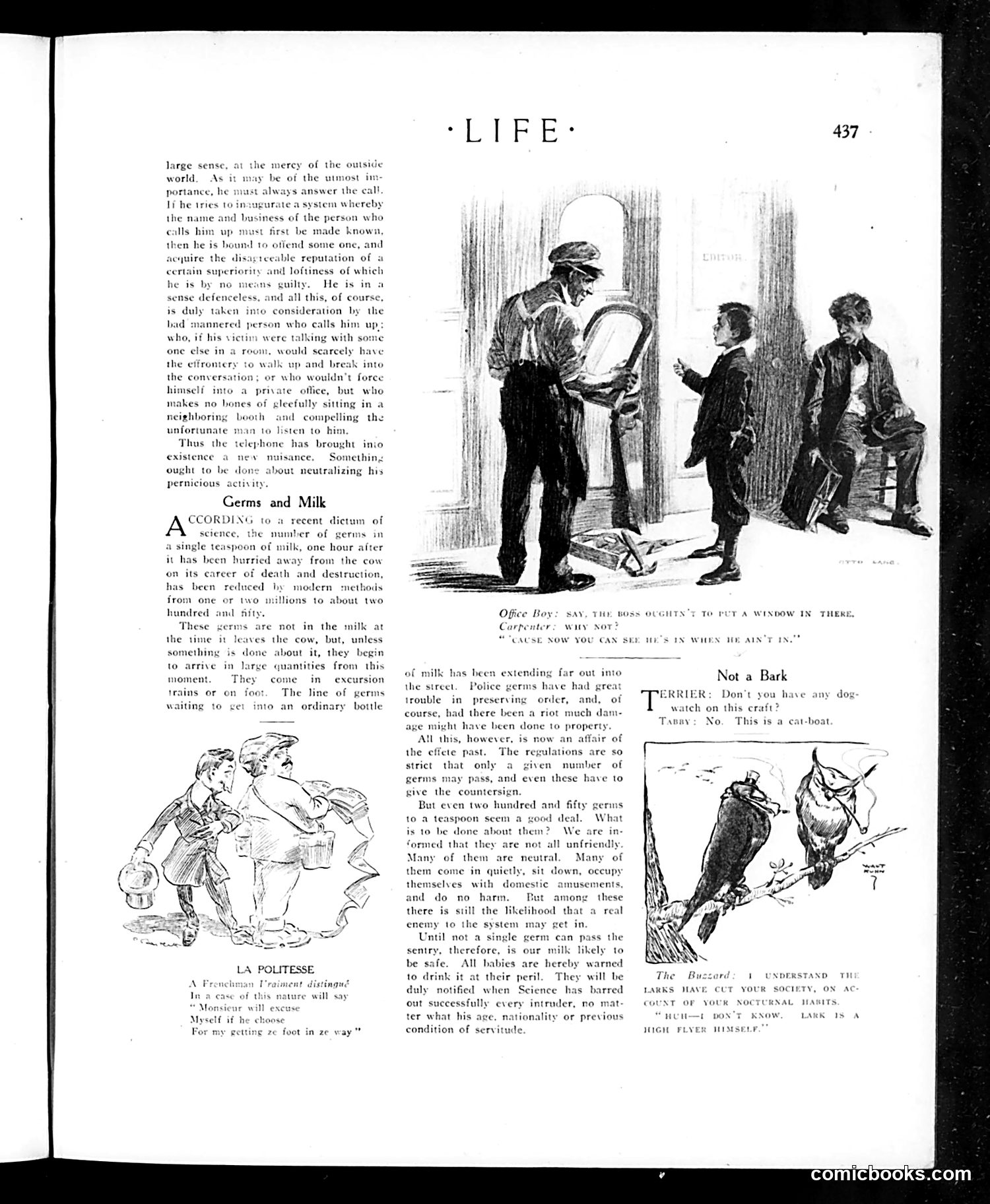 Life — October 22, 1908 — page 11: Life, 1908-10-22