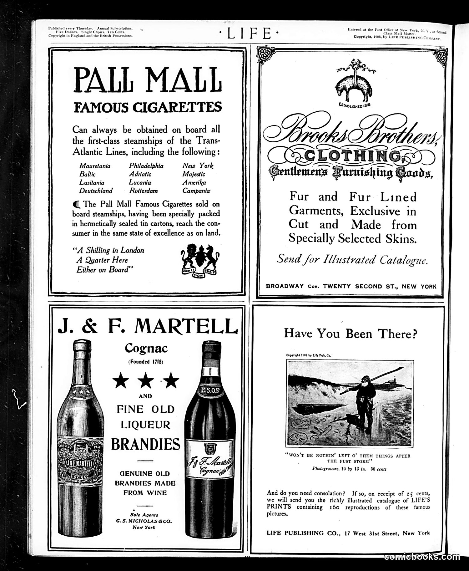 Life — October 29, 1908 — page 2: Life, 1908-10-29
