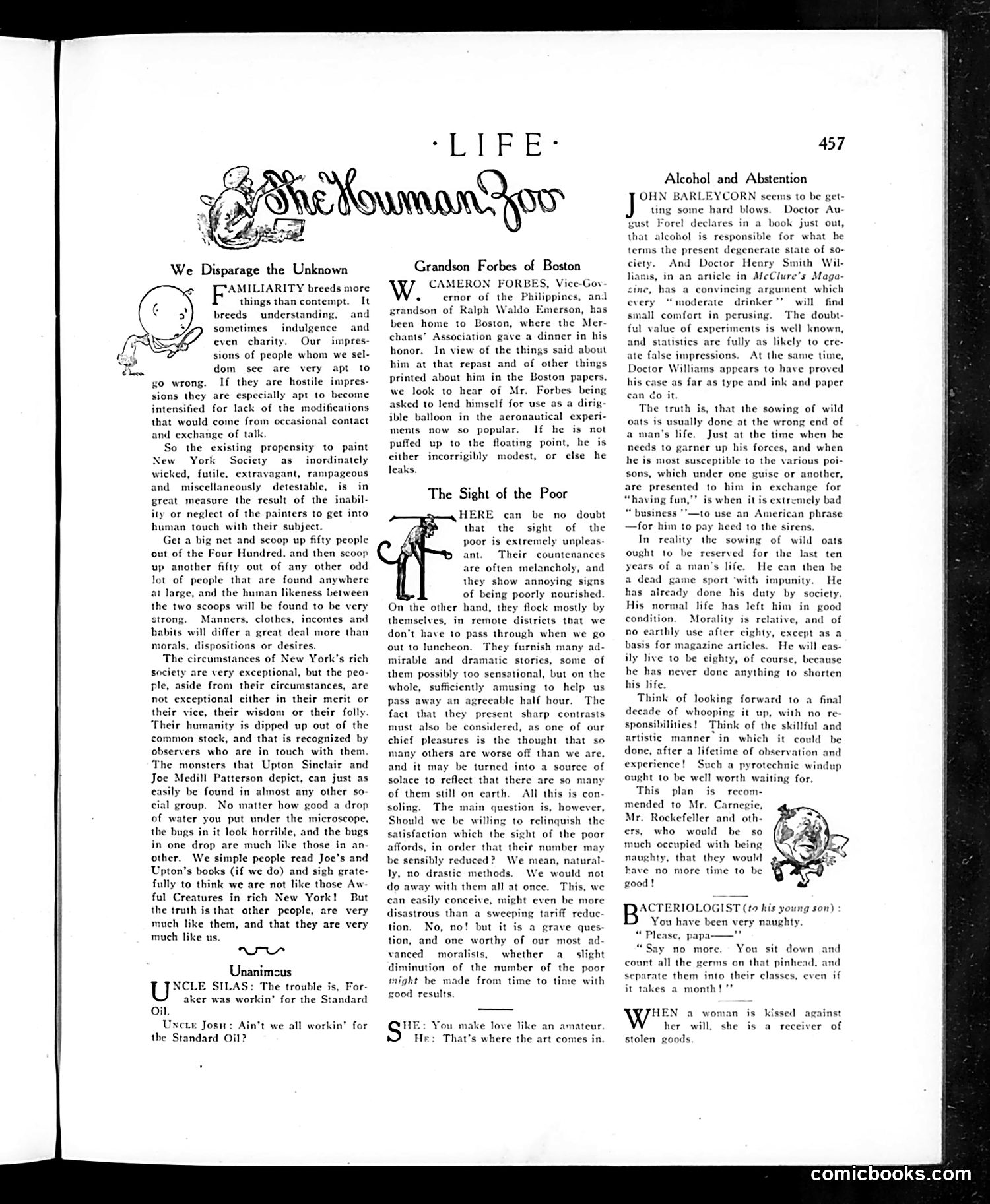 Life — October 29, 1908 — page 7: Life, 1908-10-29