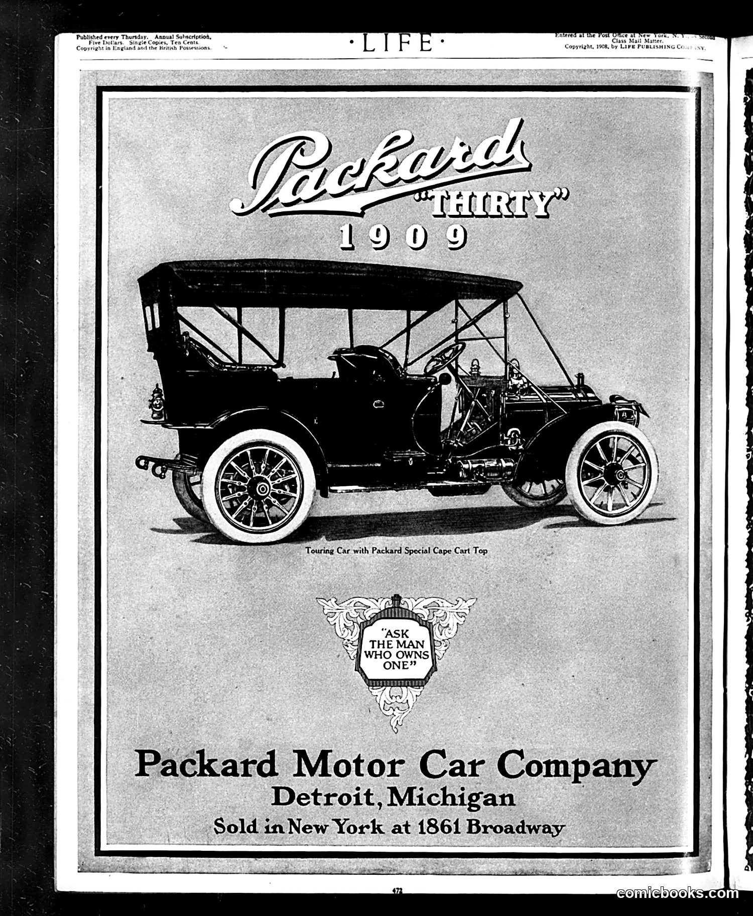 Life — November 5, 1908 — page 2: Life, 1908-11-05